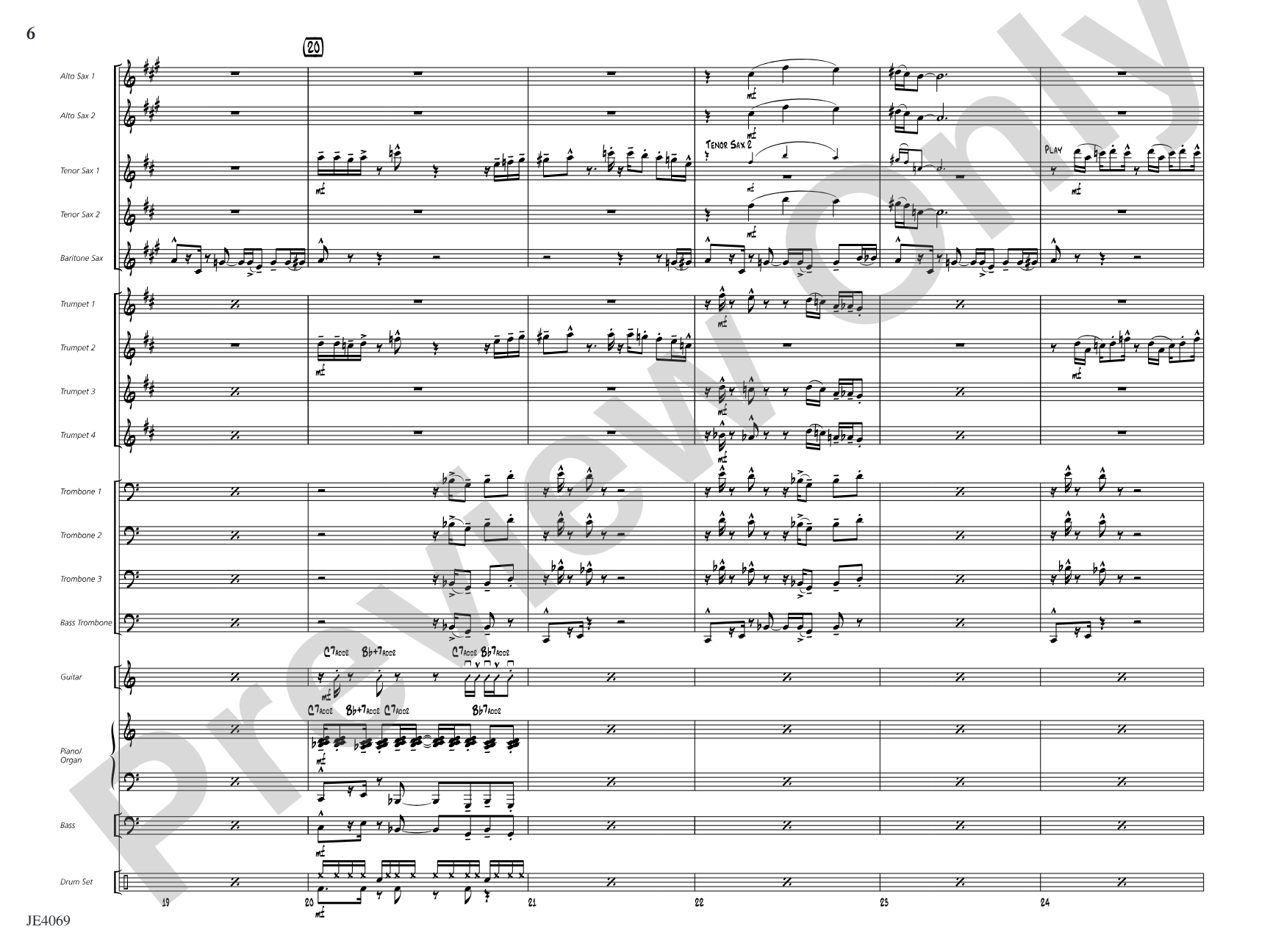 Calling Dr. Chops: Jazz Ensemble Conductor Score & Parts
