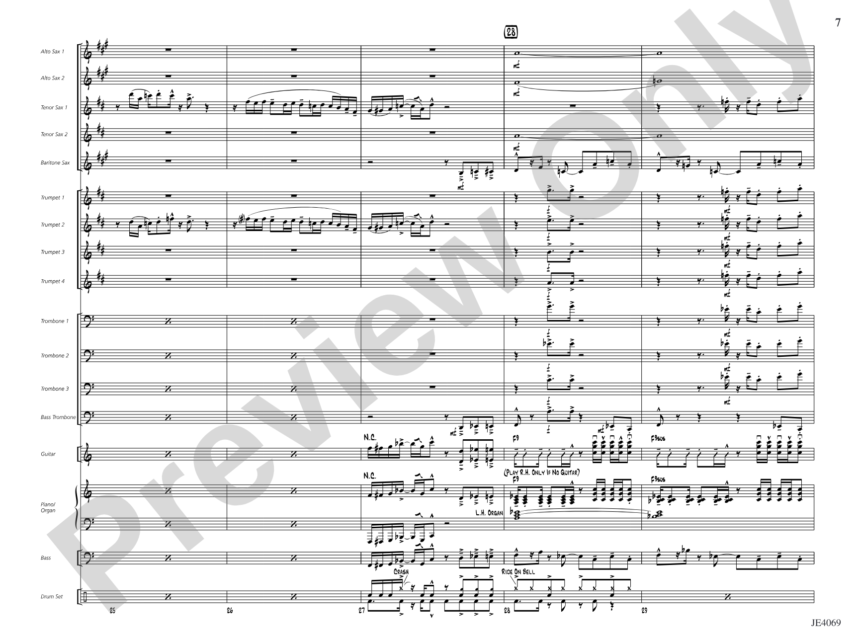 Calling Dr. Chops: Jazz Ensemble Conductor Score & Parts
