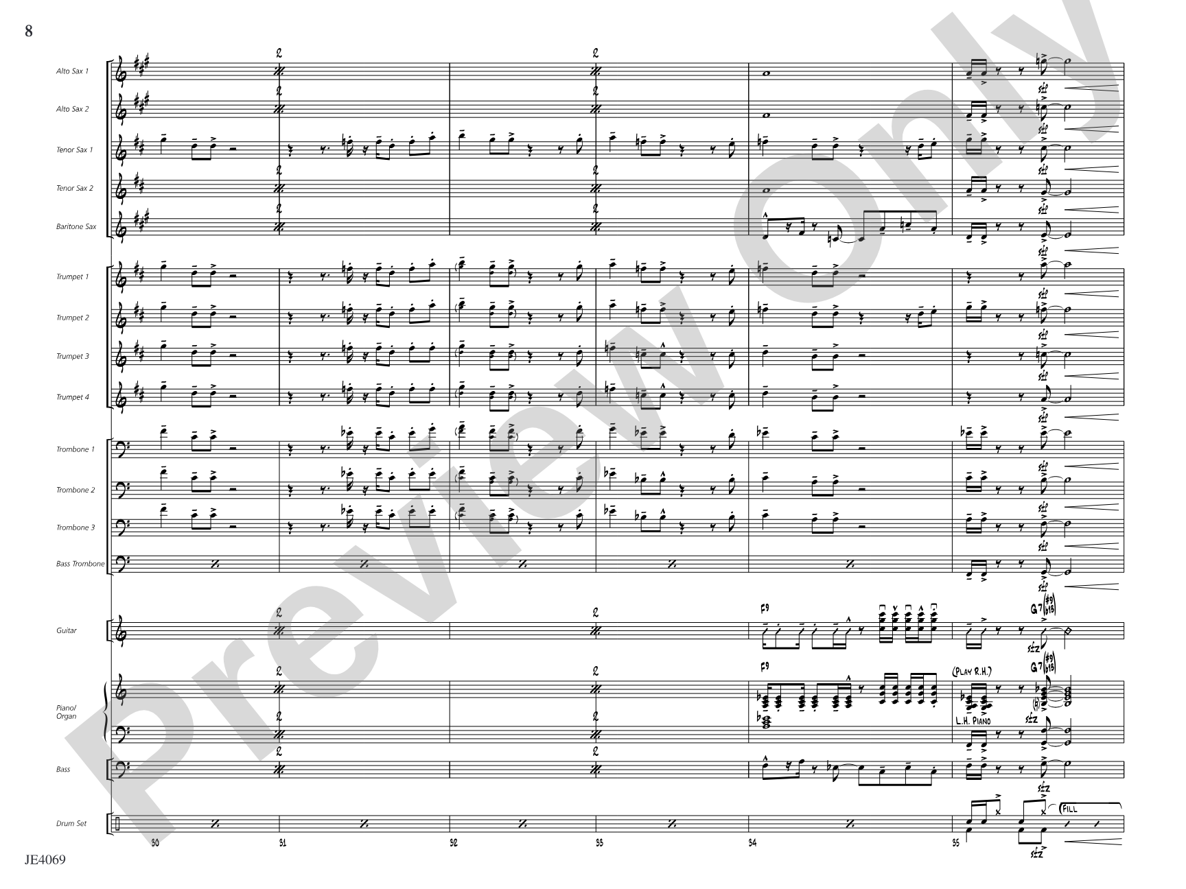 Calling Dr. Chops: Jazz Ensemble Conductor Score & Parts