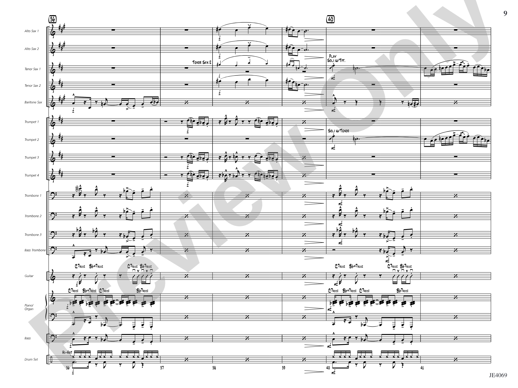 Calling Dr. Chops: Jazz Ensemble Conductor Score & Parts