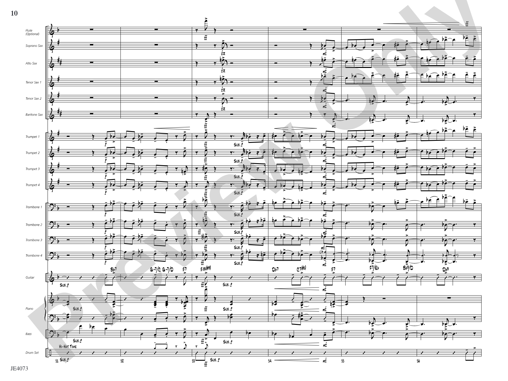 Blues for Mr. K: Jazz Ensemble Conductor Score & Parts