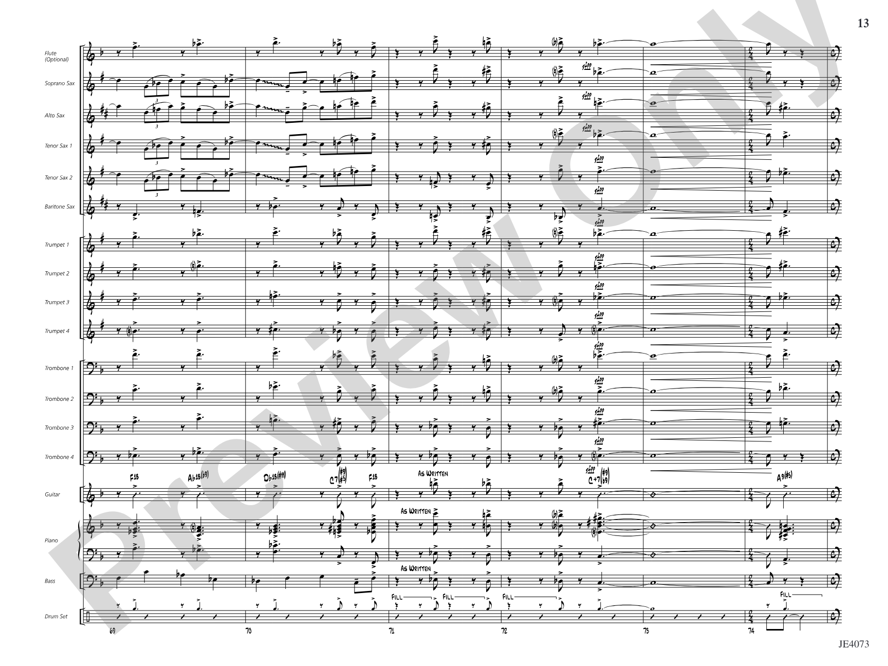Blues for Mr. K: Jazz Ensemble Conductor Score & Parts
