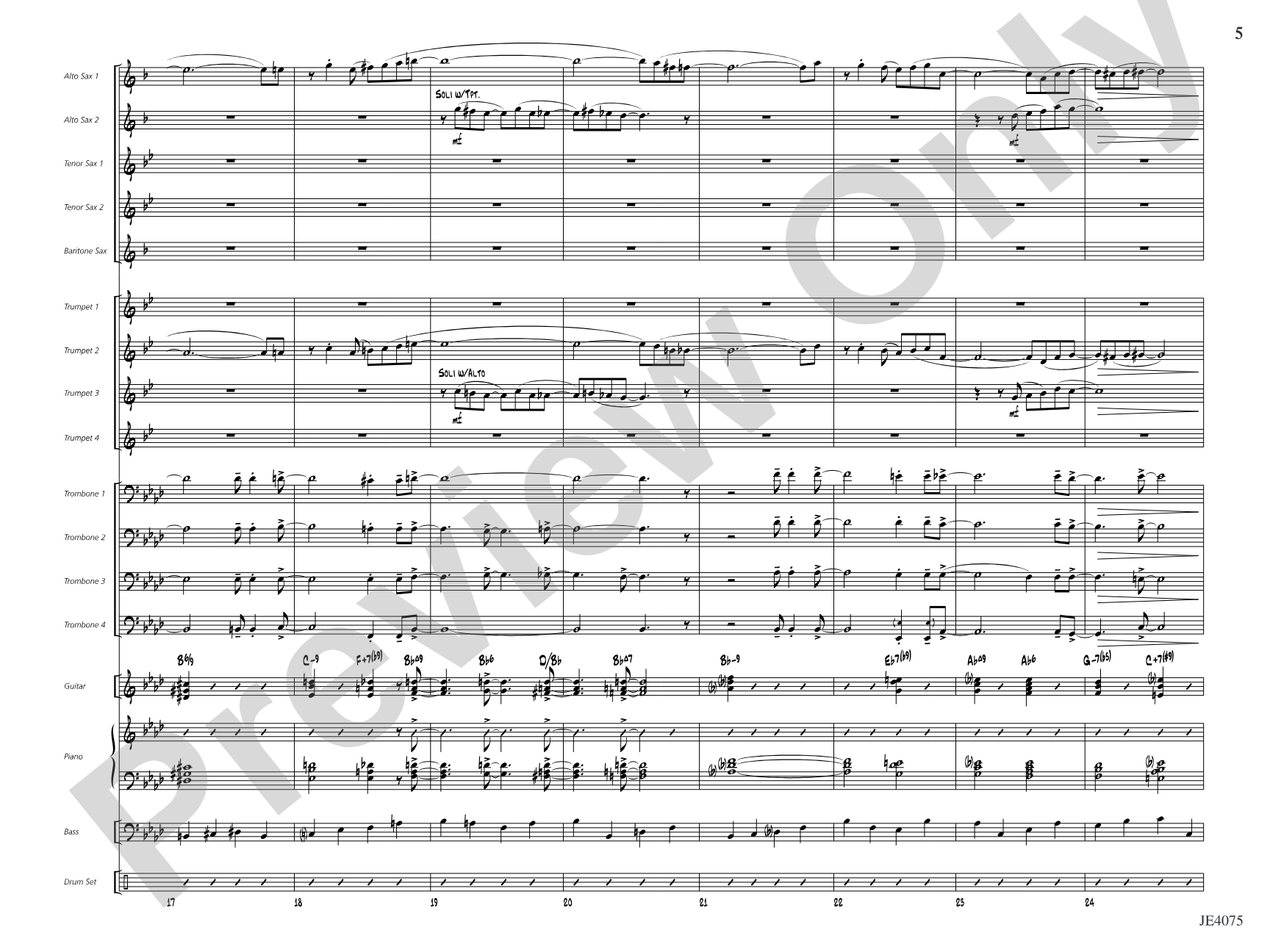 Quiscalus Quiscula: Jazz Ensemble Conductor Score & Parts