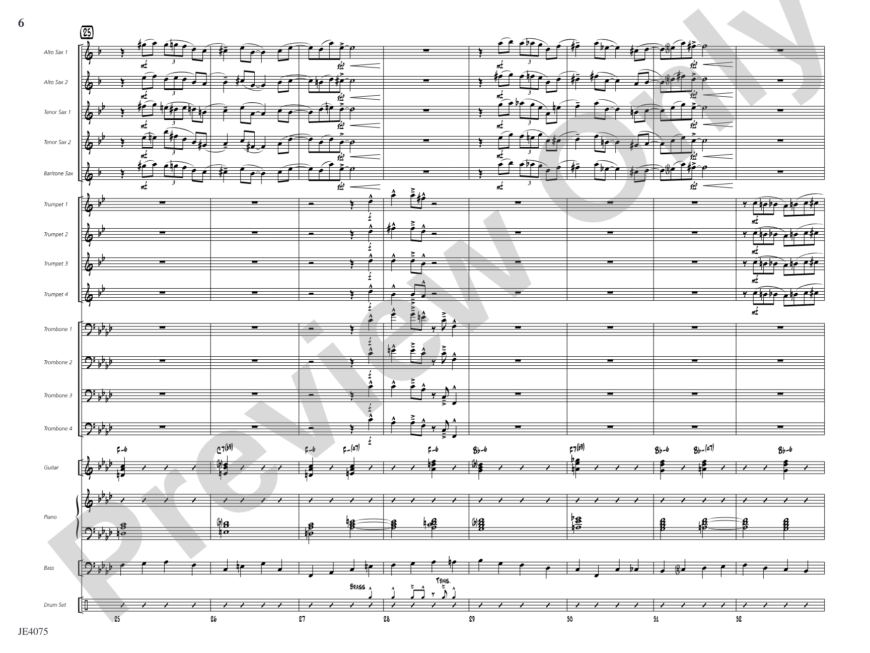 Quiscalus Quiscula: Jazz Ensemble Conductor Score & Parts