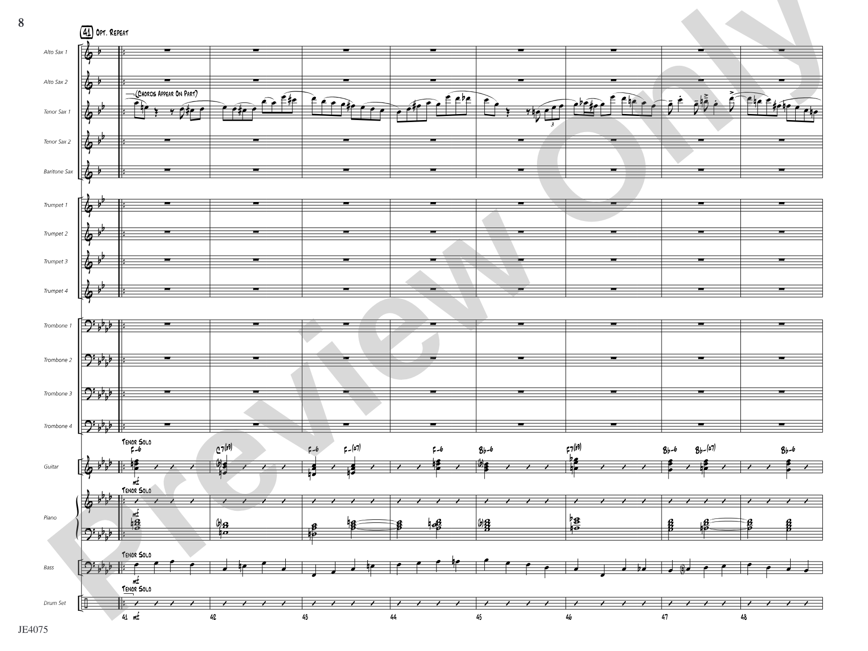 Quiscalus Quiscula: Jazz Ensemble Conductor Score & Parts