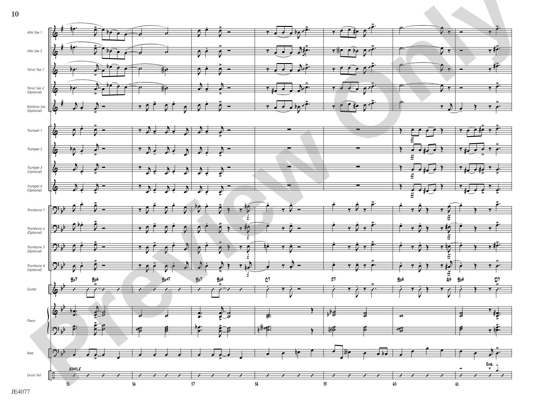 Katy-Did: Score