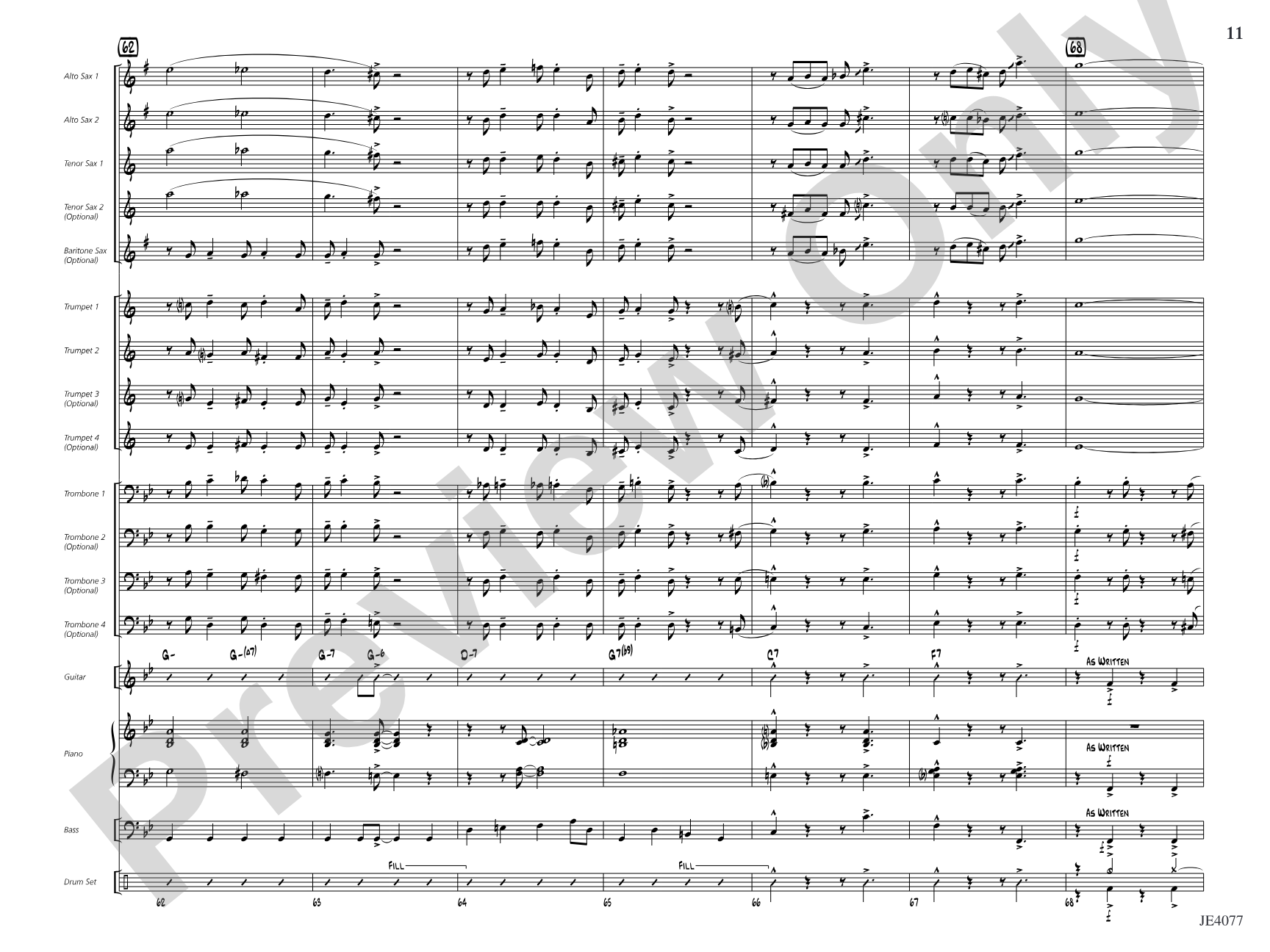 Katy-Did: Score