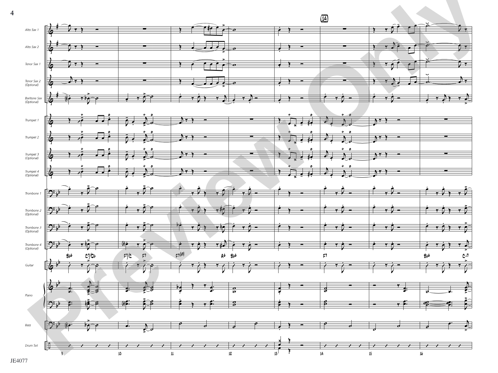Katy-Did: Score
