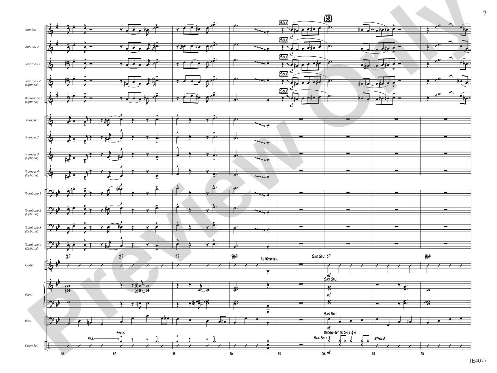 Katy-Did: Score