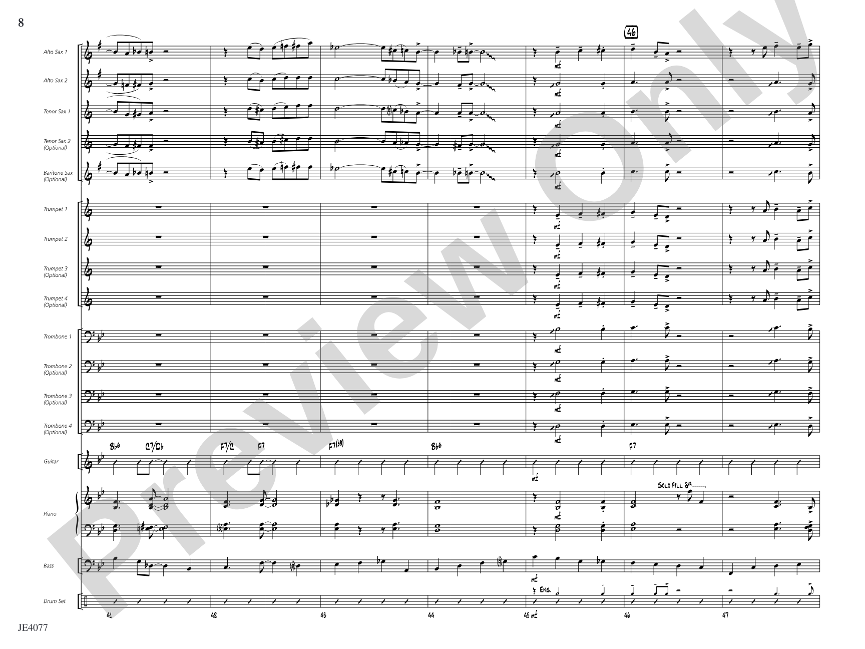Katy-Did: Score