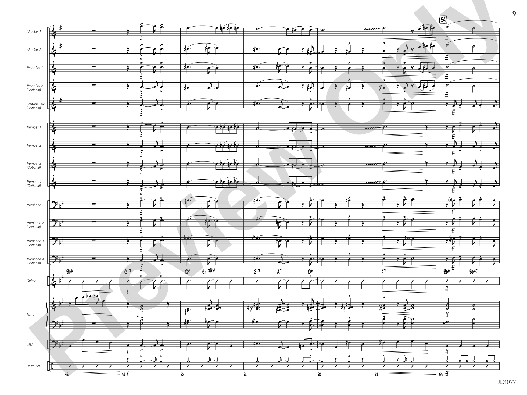 Katy-Did: Score