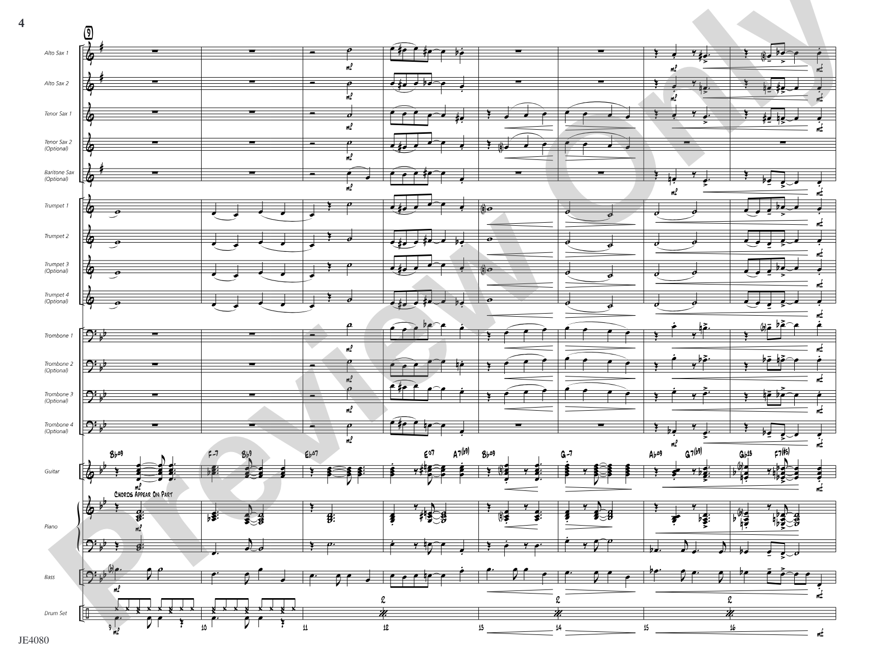 Swanee River: Jazz Ensemble Conductor Score & Parts