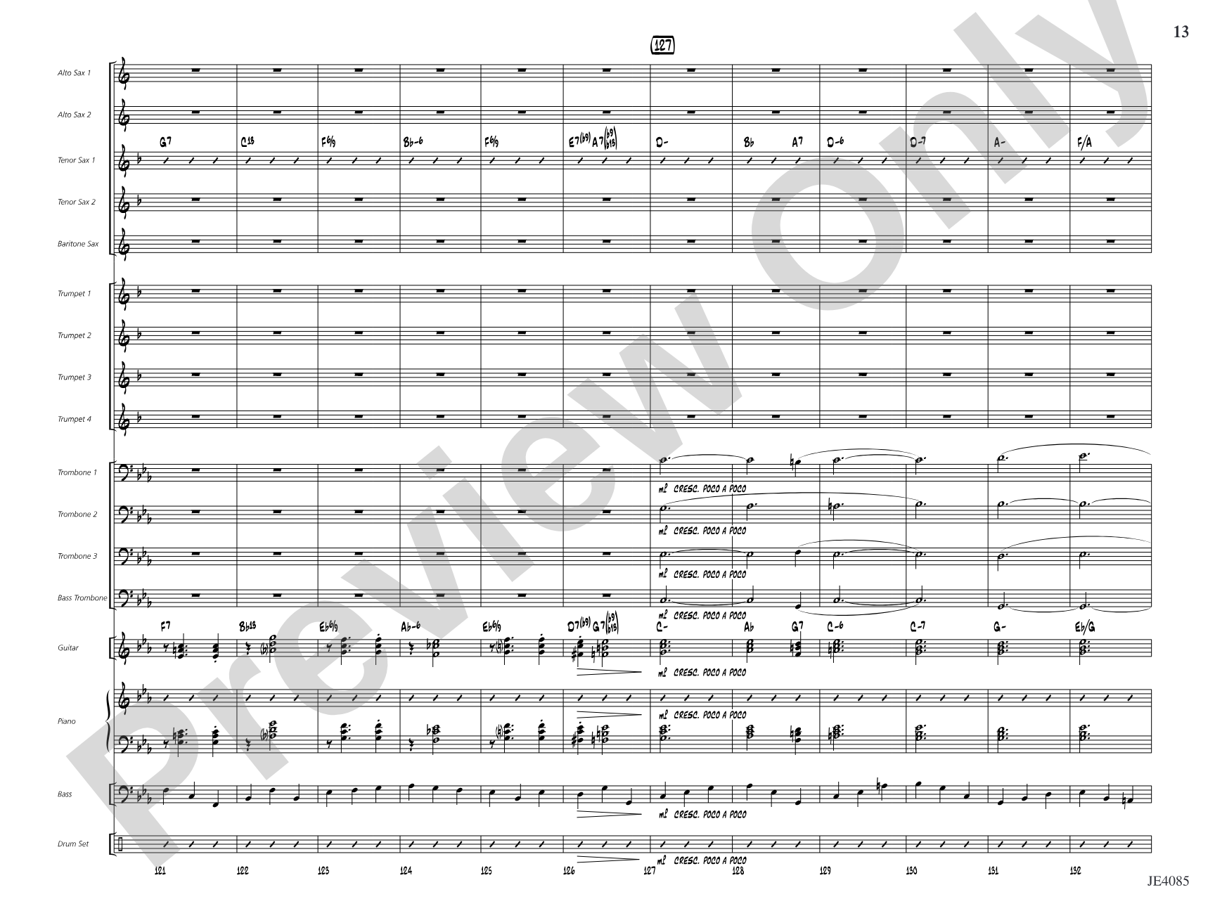 Travelin' Home: Jazz Ensemble Conductor Score & Parts