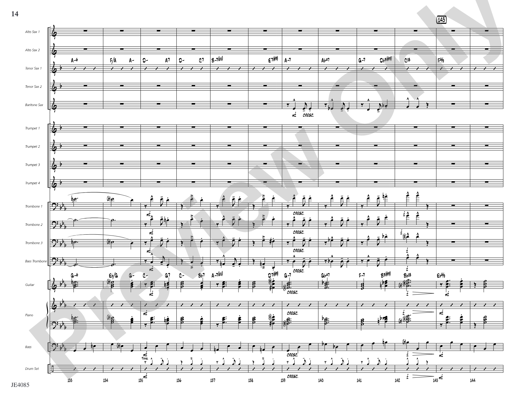 Travelin' Home: Jazz Ensemble Conductor Score & Parts
