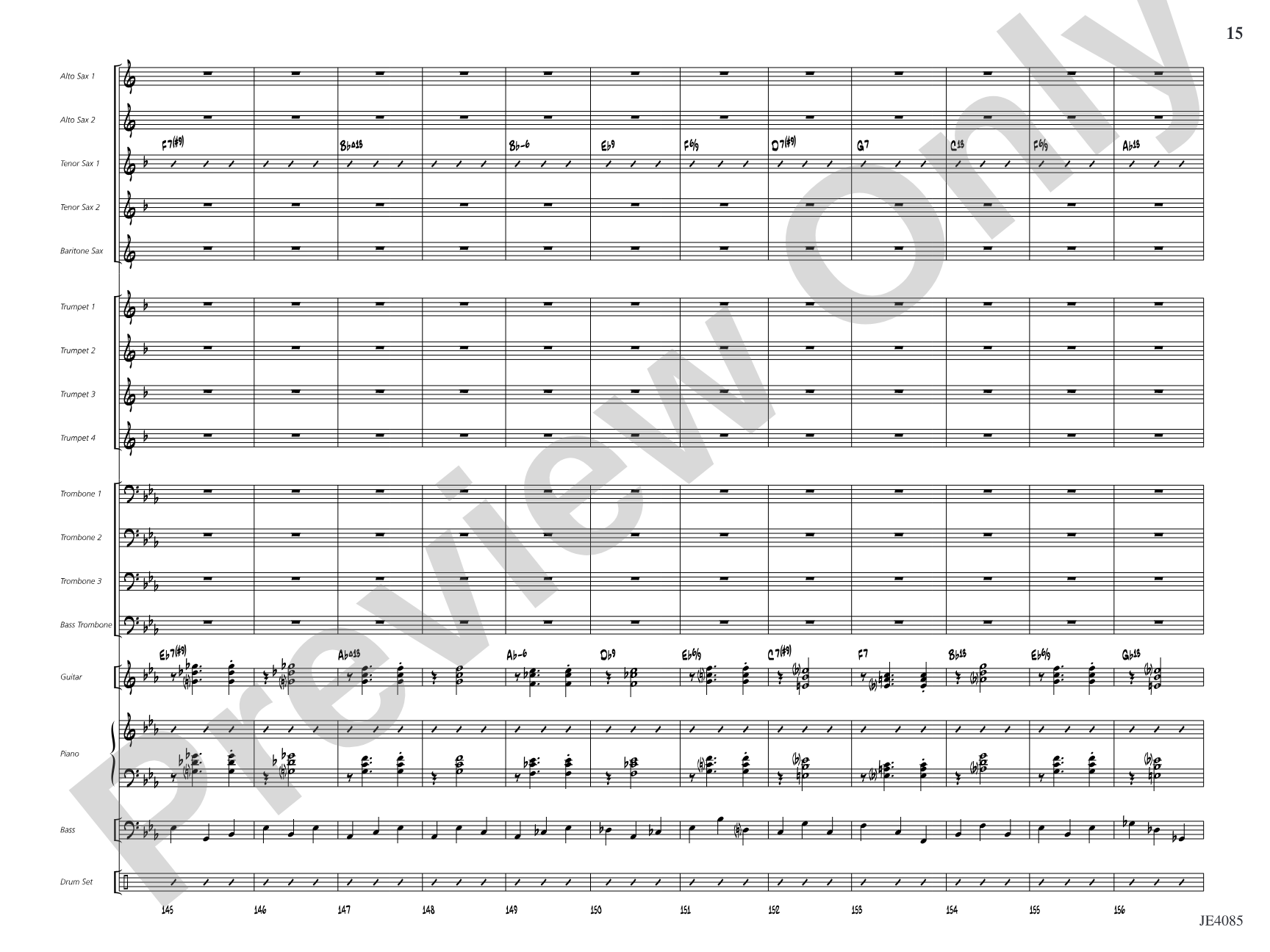 Travelin' Home: Jazz Ensemble Conductor Score & Parts
