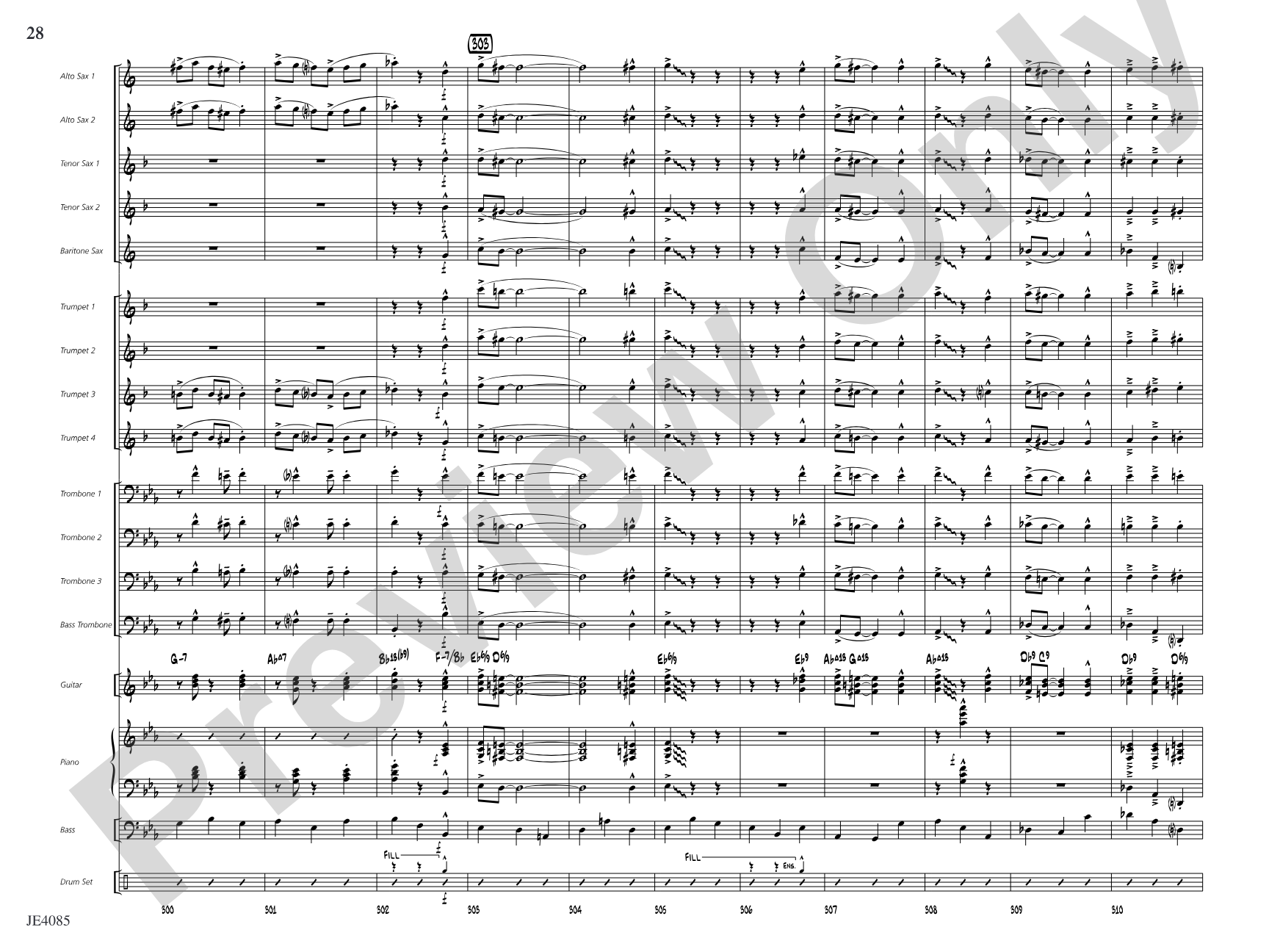 Travelin' Home: Jazz Ensemble Conductor Score & Parts