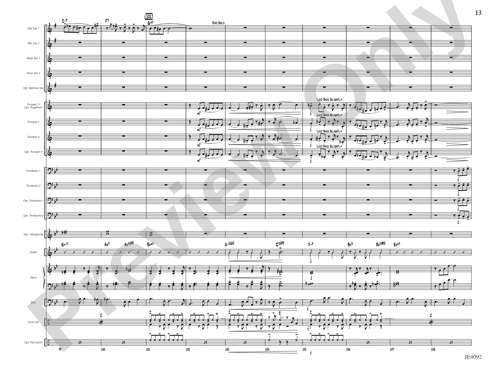 Carnaval: Jazz Ensemble Conductor Score & Parts