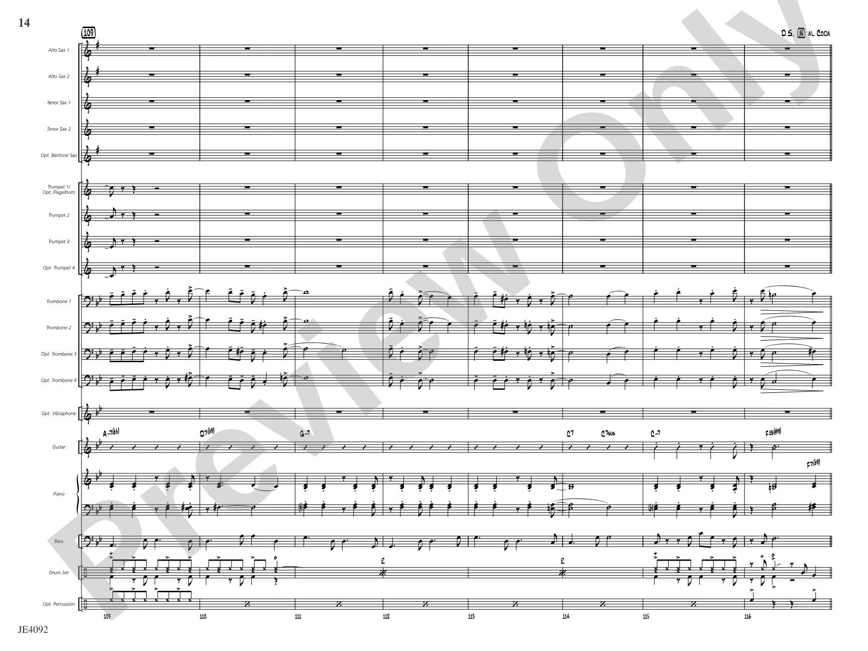 Carnaval: Jazz Ensemble Conductor Score & Parts