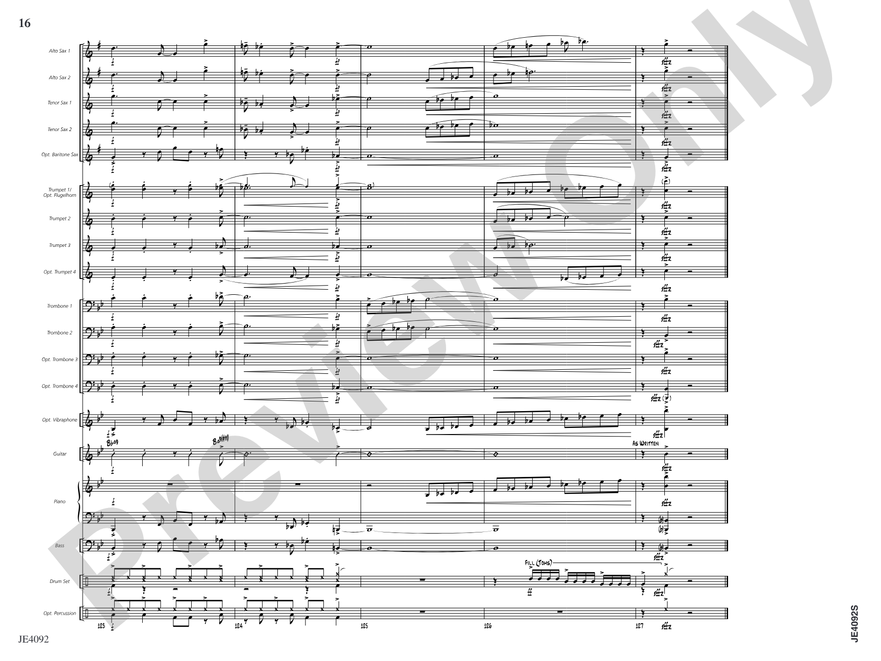 Carnaval: Jazz Ensemble Conductor Score & Parts