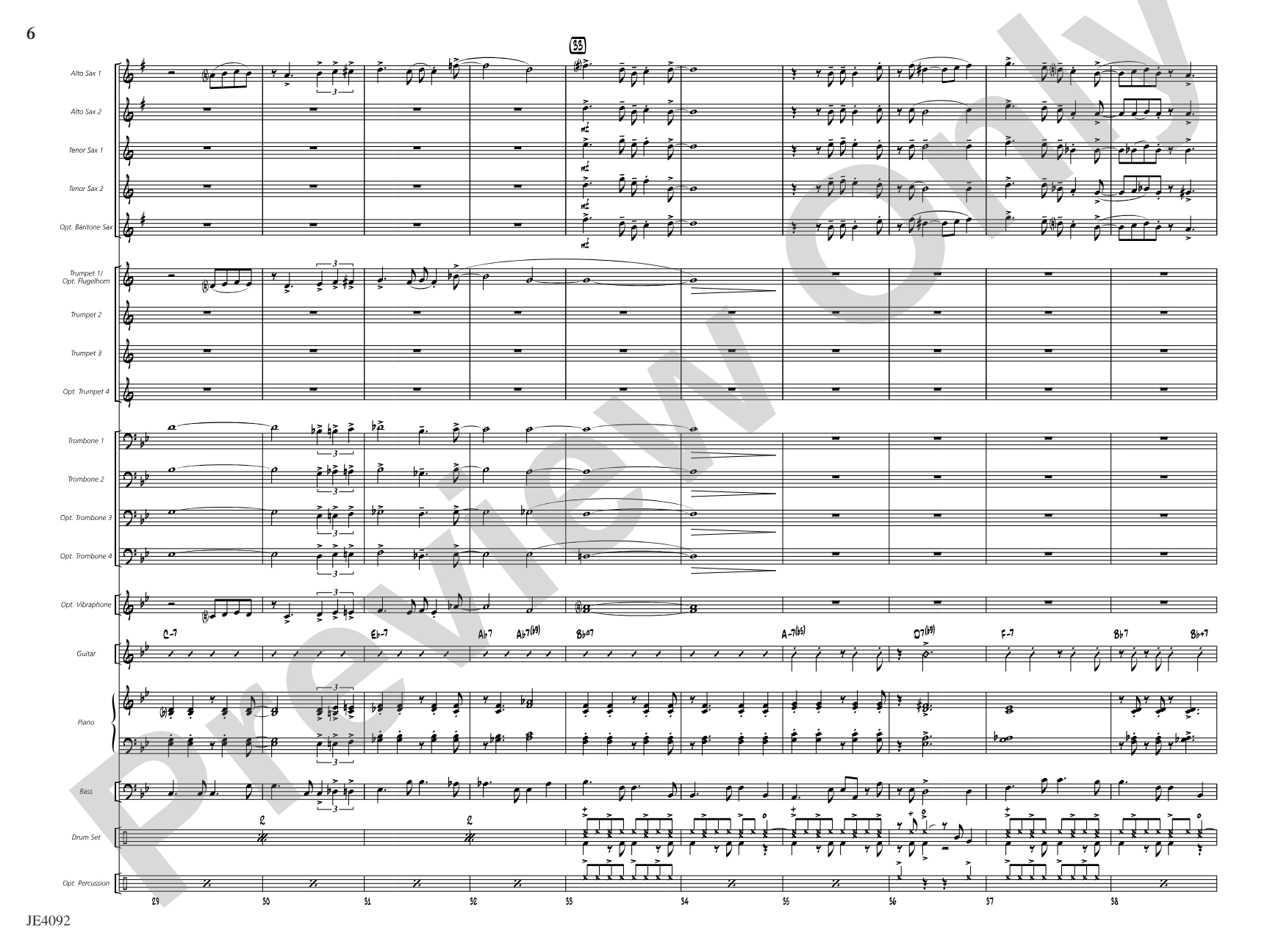Carnaval: Jazz Ensemble Conductor Score & Parts