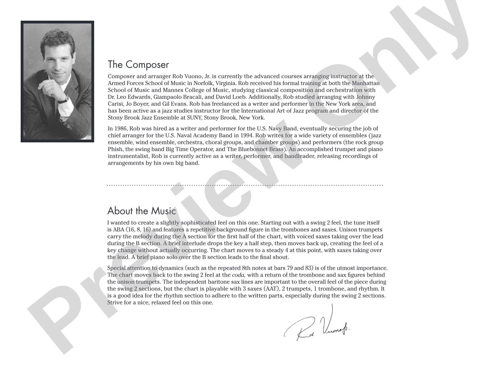 Riddle in Swing: Jazz Ensemble Conductor Score & Parts