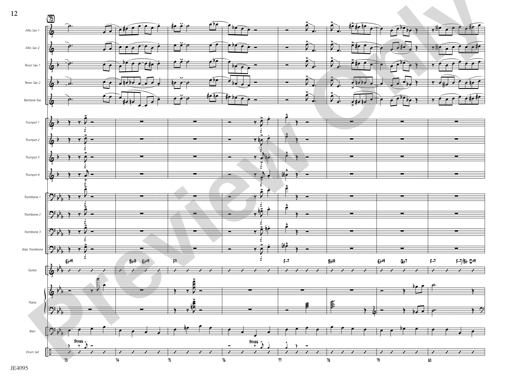 Both Hands Swingin': Jazz Ensemble Conductor Score & Parts