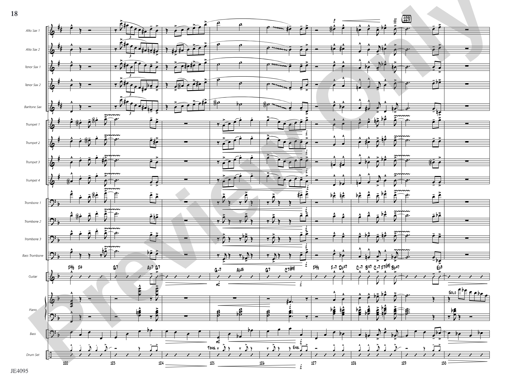 Both Hands Swingin': Jazz Ensemble Conductor Score & Parts