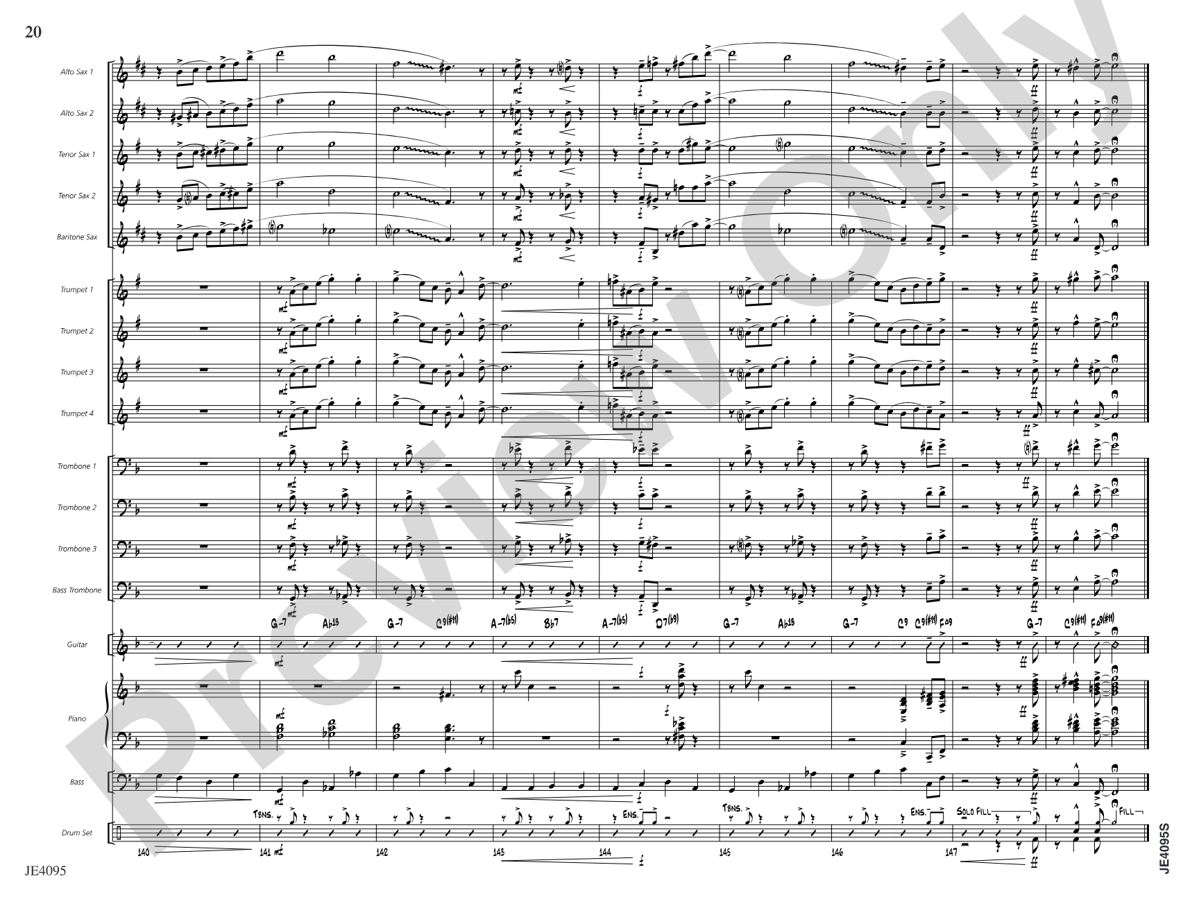Both Hands Swingin': Jazz Ensemble Conductor Score & Parts