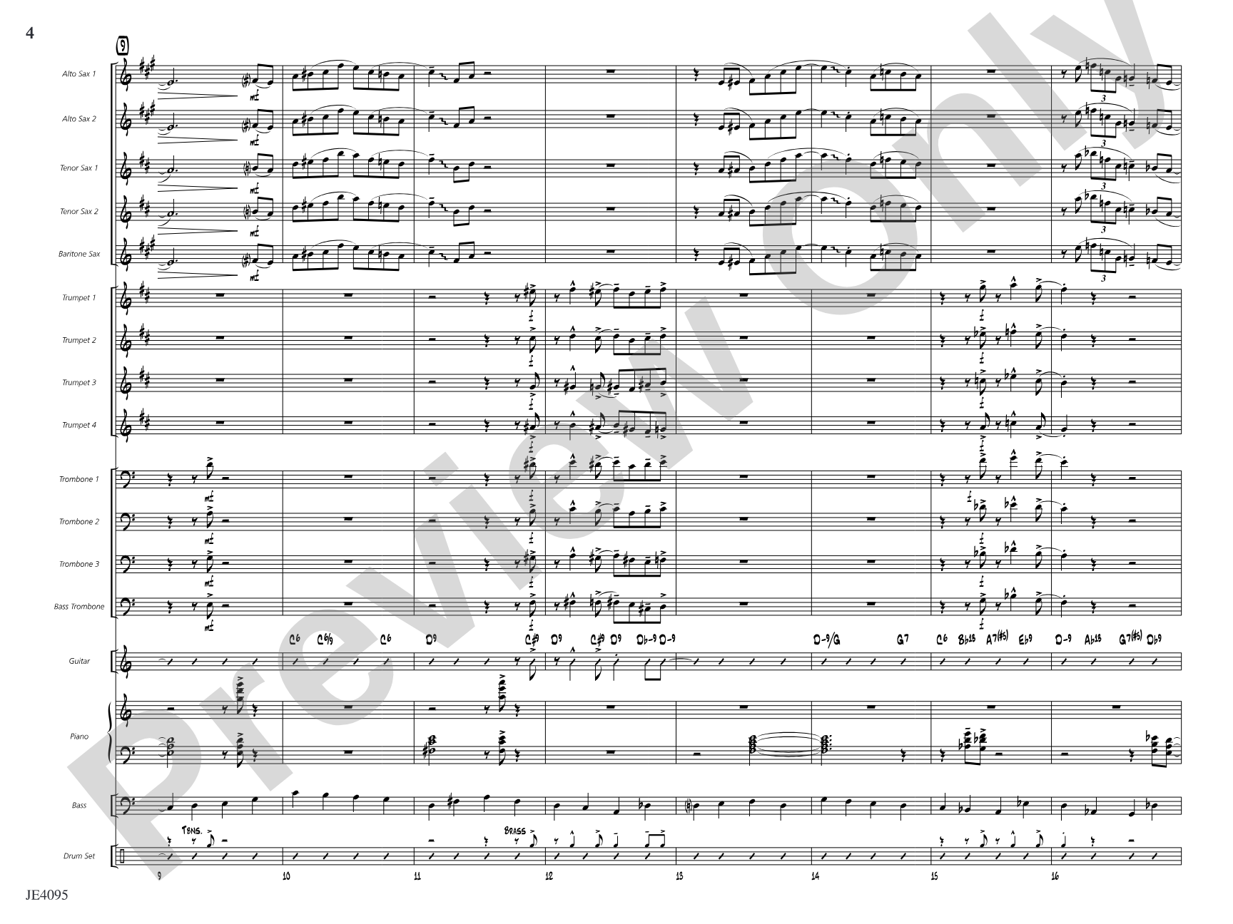 Both Hands Swingin': Jazz Ensemble Conductor Score & Parts
