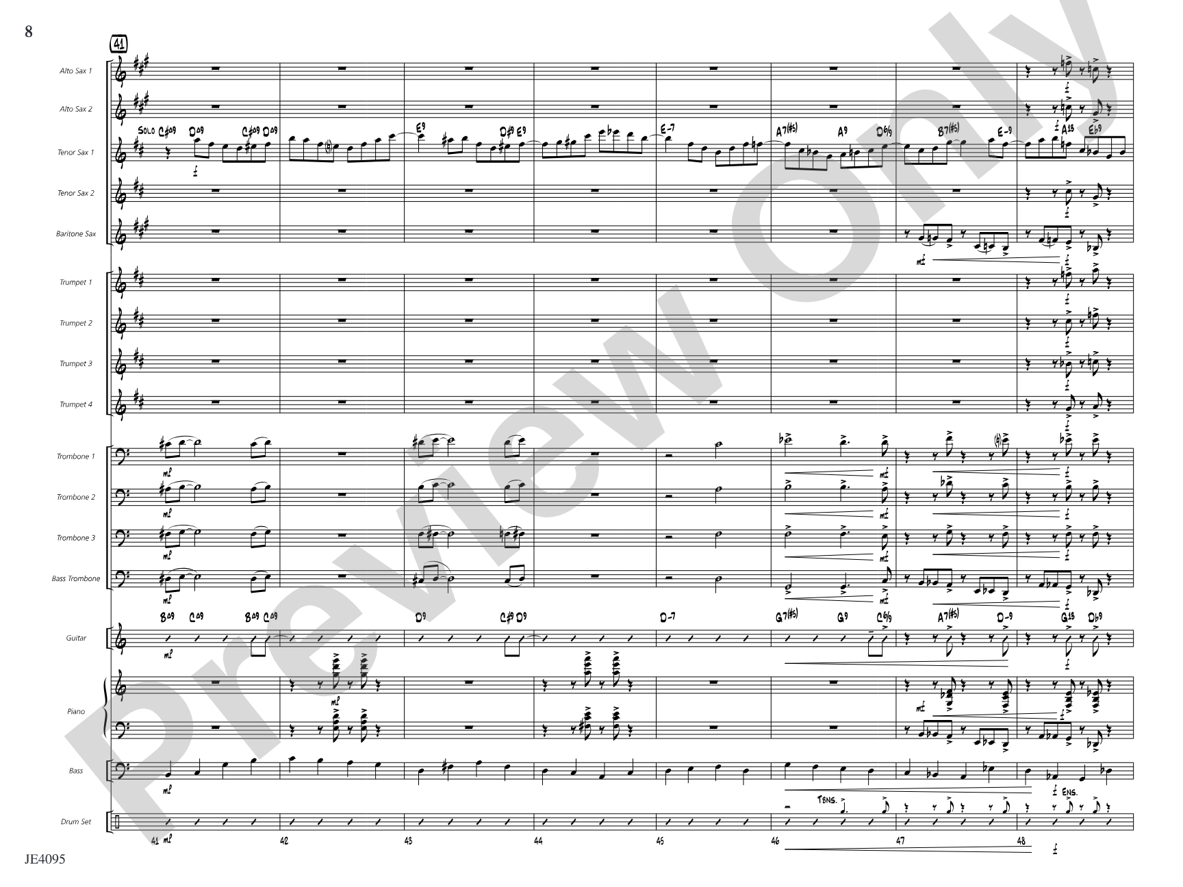 Both Hands Swingin': Jazz Ensemble Conductor Score & Parts
