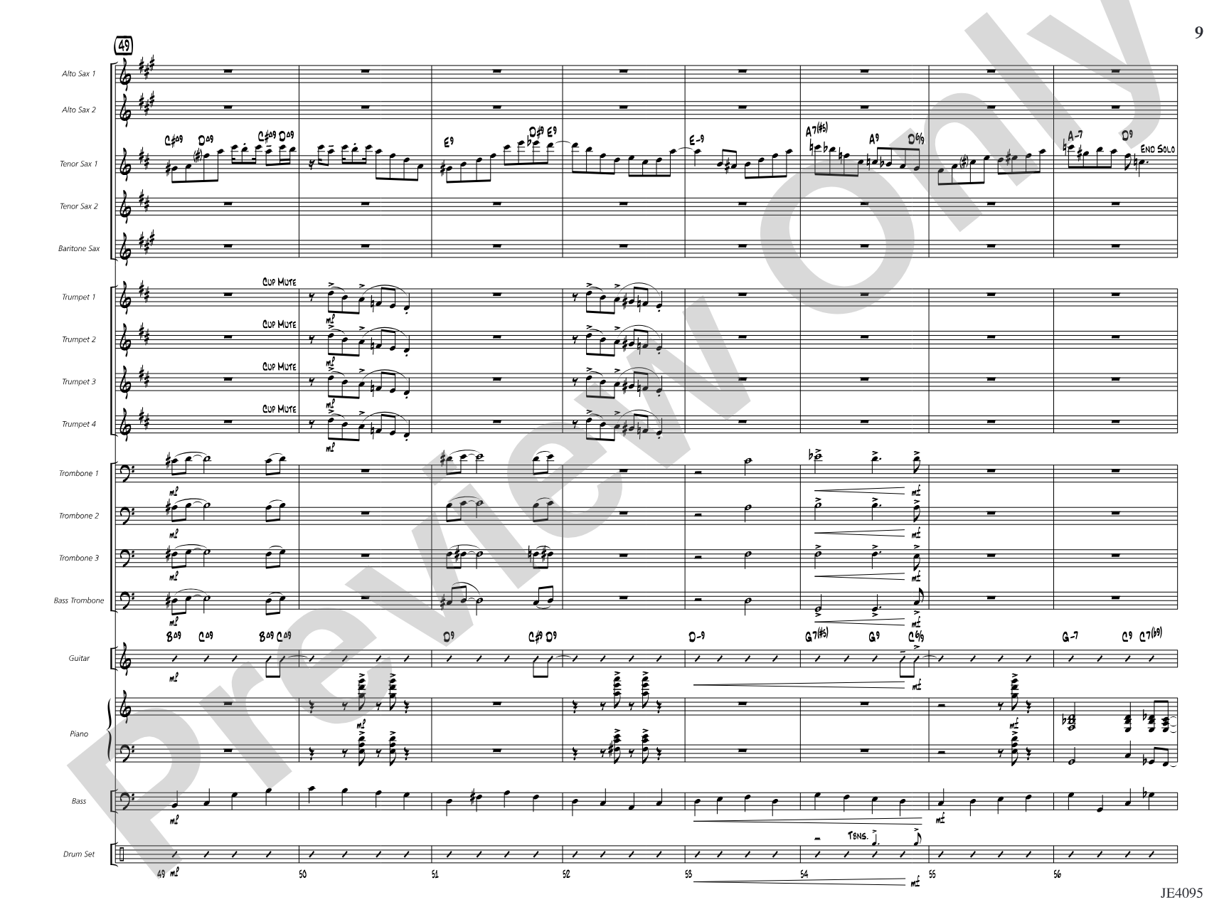 Both Hands Swingin': Jazz Ensemble Conductor Score & Parts