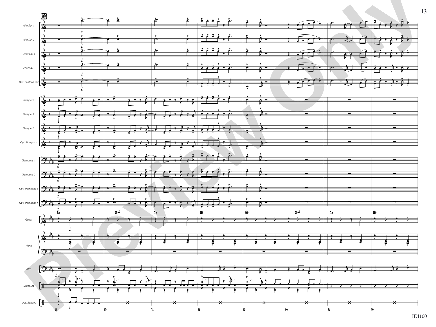 Everything's Irie: Jazz Ensemble Conductor Score & Parts