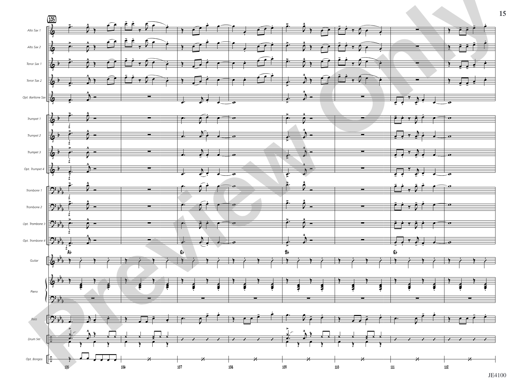 Everything's Irie: Jazz Ensemble Conductor Score & Parts