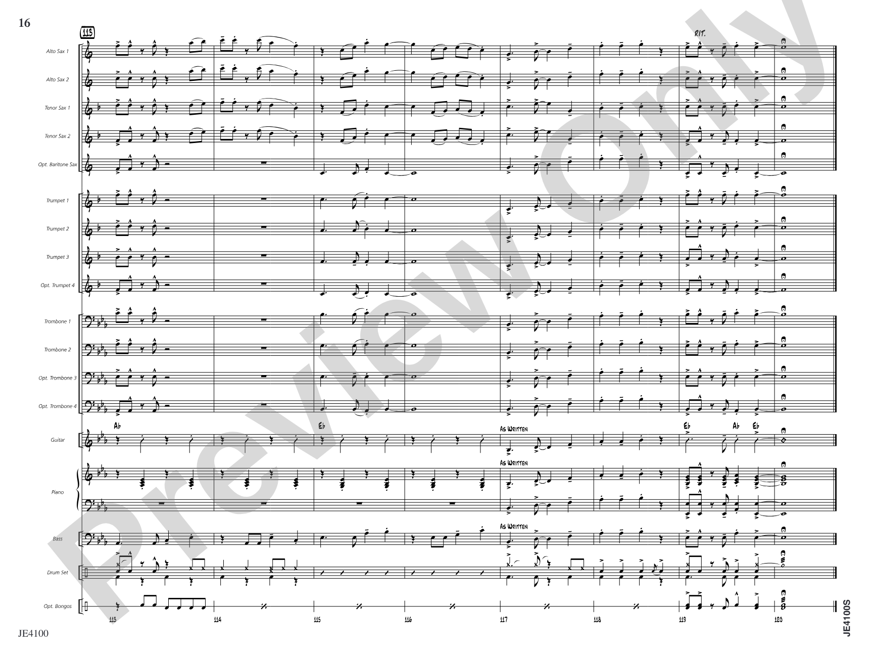 Everything's Irie: Jazz Ensemble Conductor Score & Parts