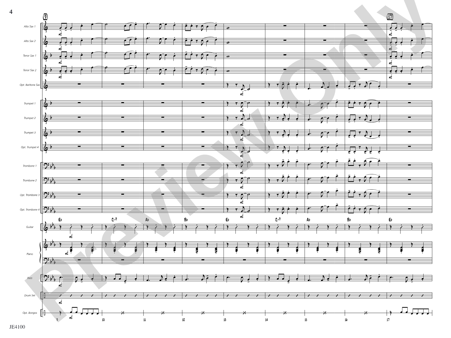 Everything's Irie: Jazz Ensemble Conductor Score & Parts