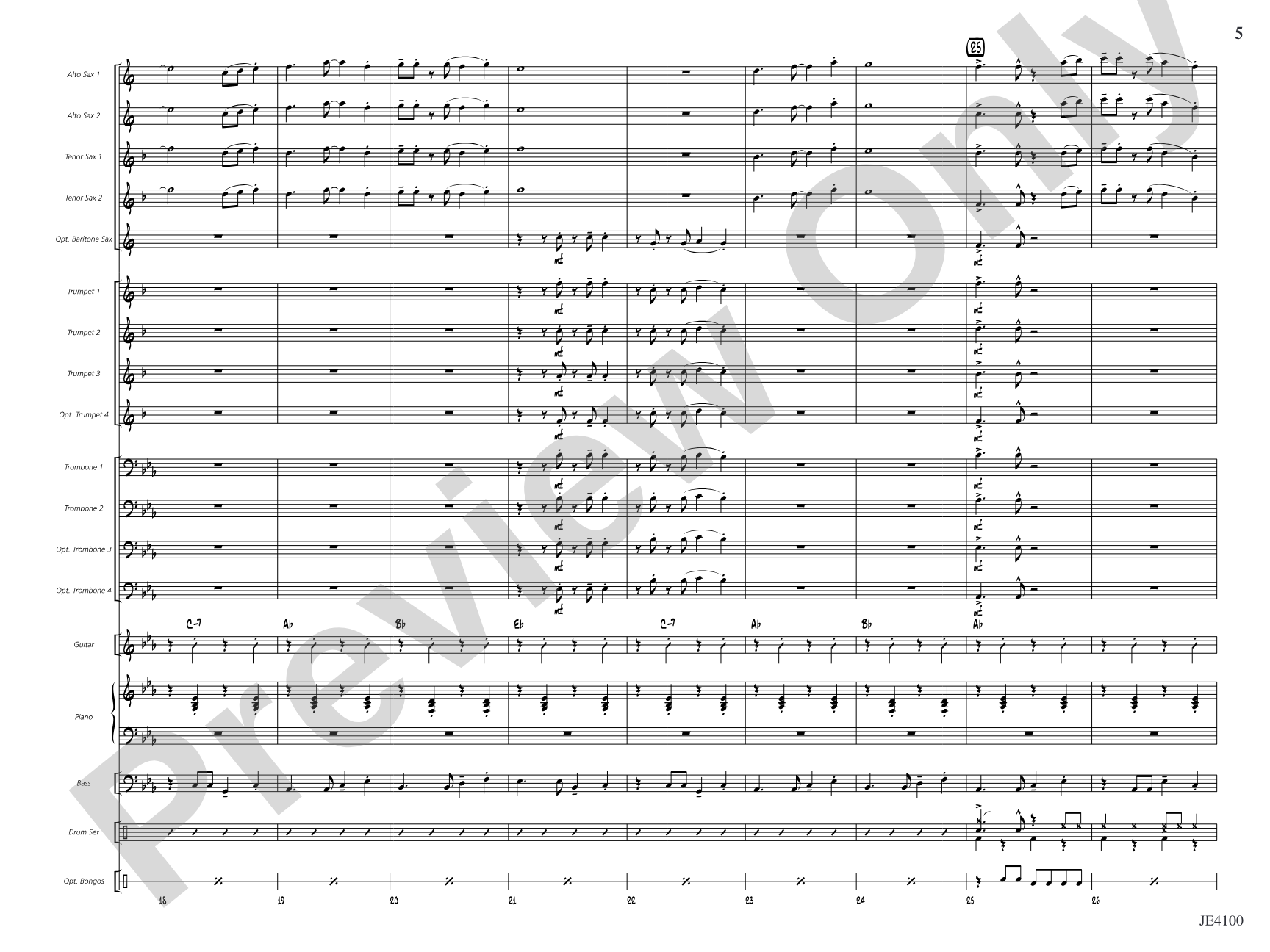 Everything's Irie: Jazz Ensemble Conductor Score & Parts