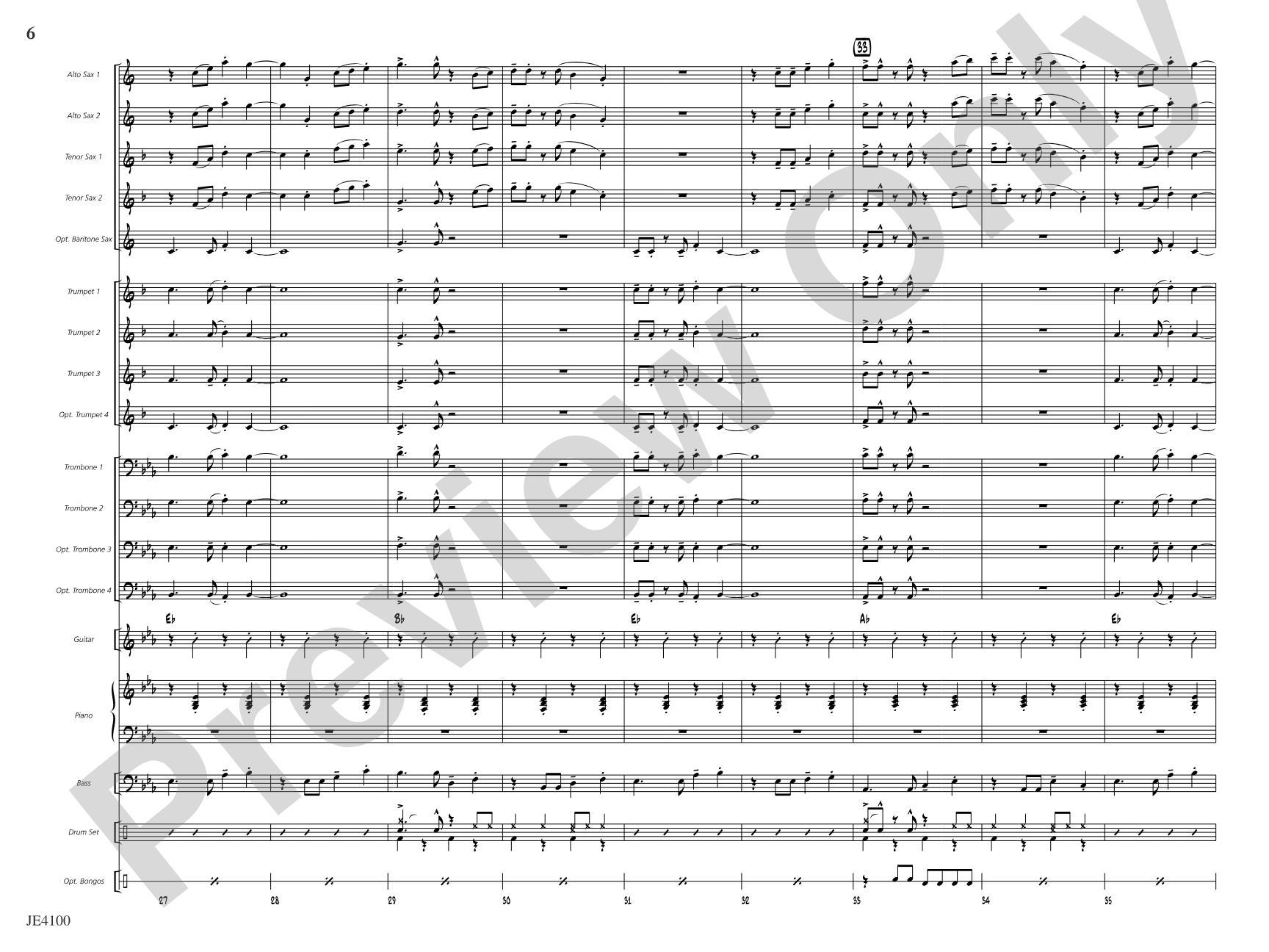 Everything's Irie: Jazz Ensemble Conductor Score & Parts