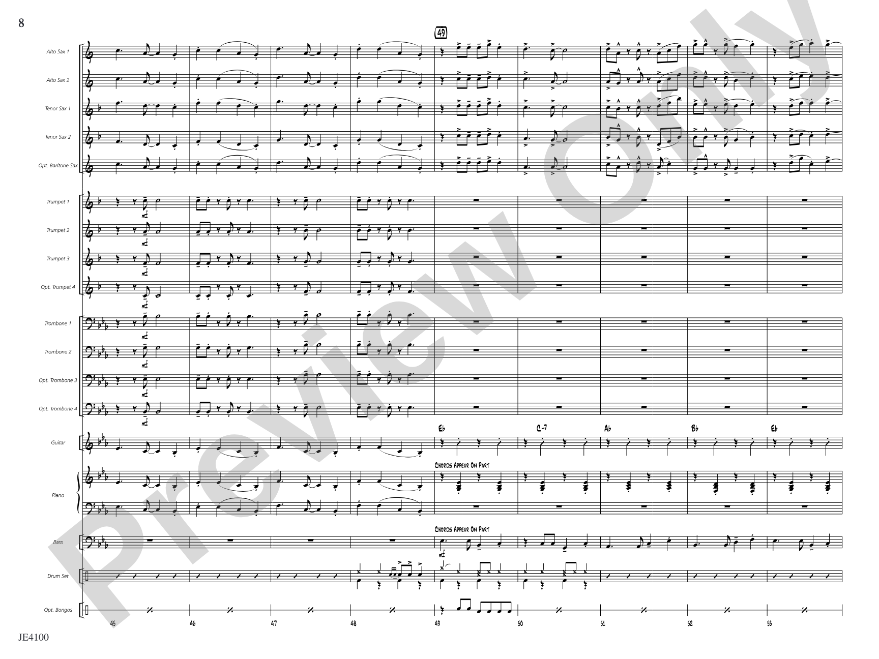Everything's Irie: Jazz Ensemble Conductor Score & Parts