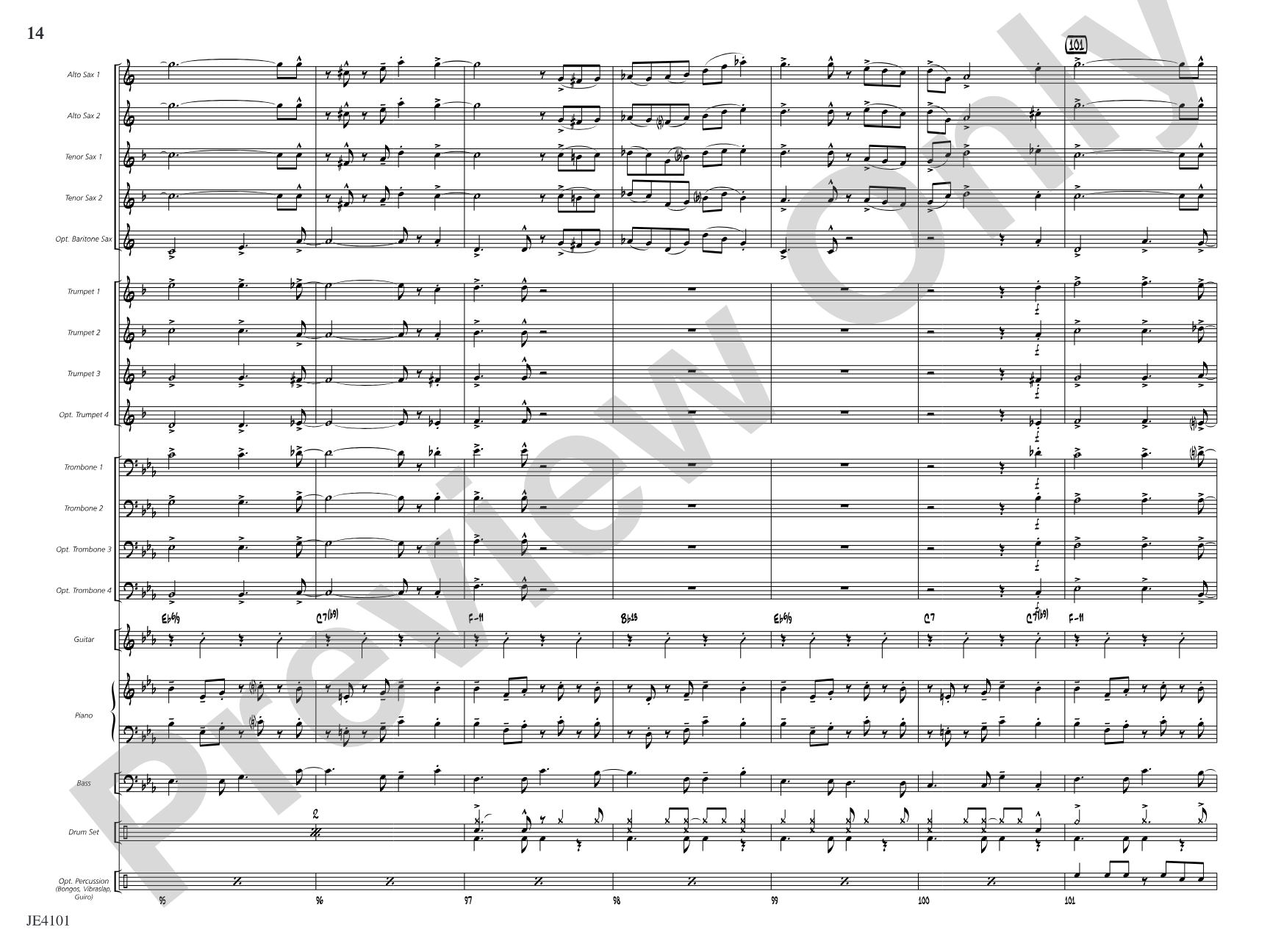 Mambo Jambo: Jazz Ensemble Conductor Score & Parts