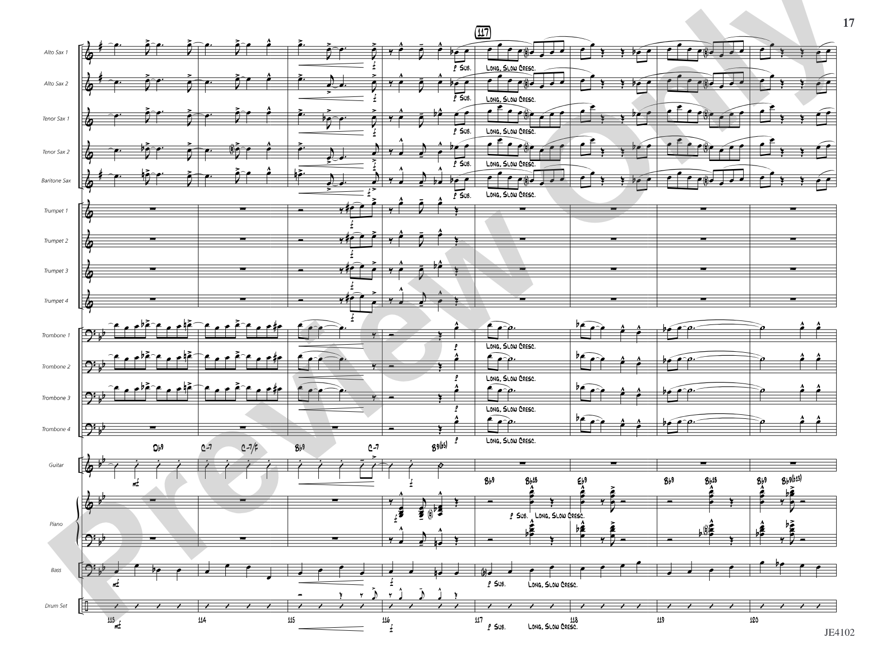 Jump O'Clock One: Jazz Ensemble Conductor Score & Parts