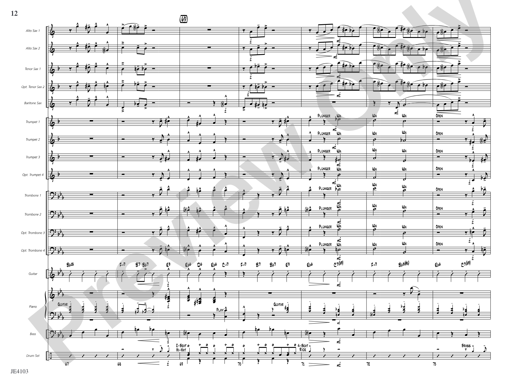 Swing Spoken Here: Jazz Ensemble Conductor Score & Parts