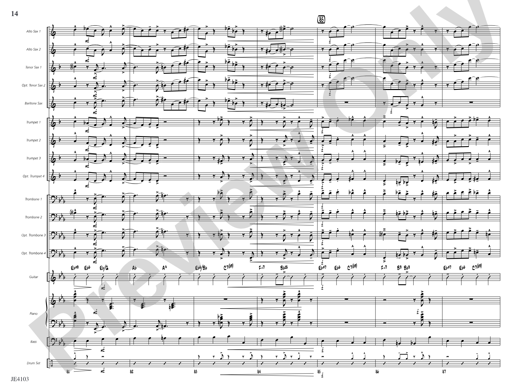 Swing Spoken Here: Jazz Ensemble Conductor Score & Parts