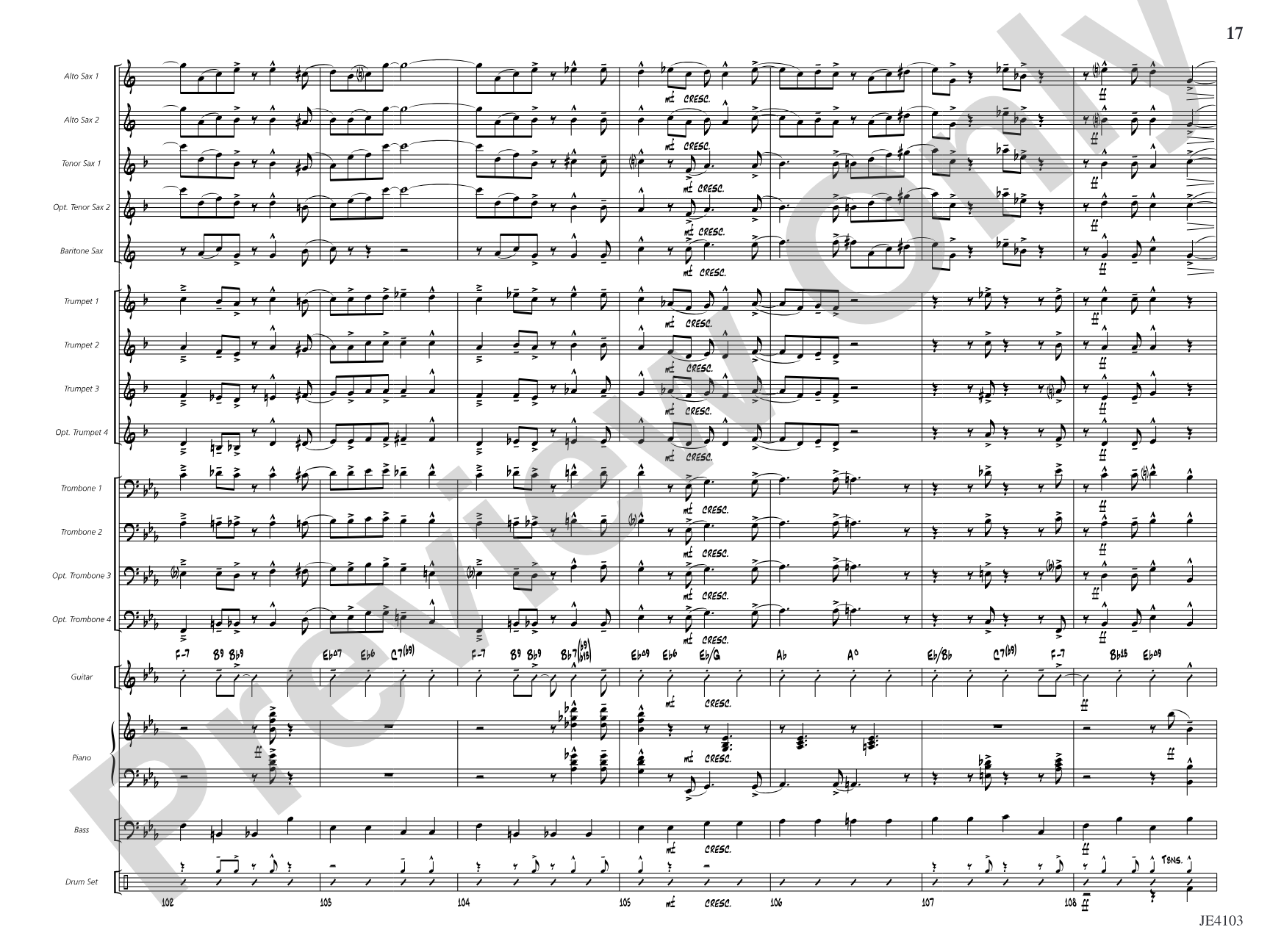Swing Spoken Here: Jazz Ensemble Conductor Score & Parts