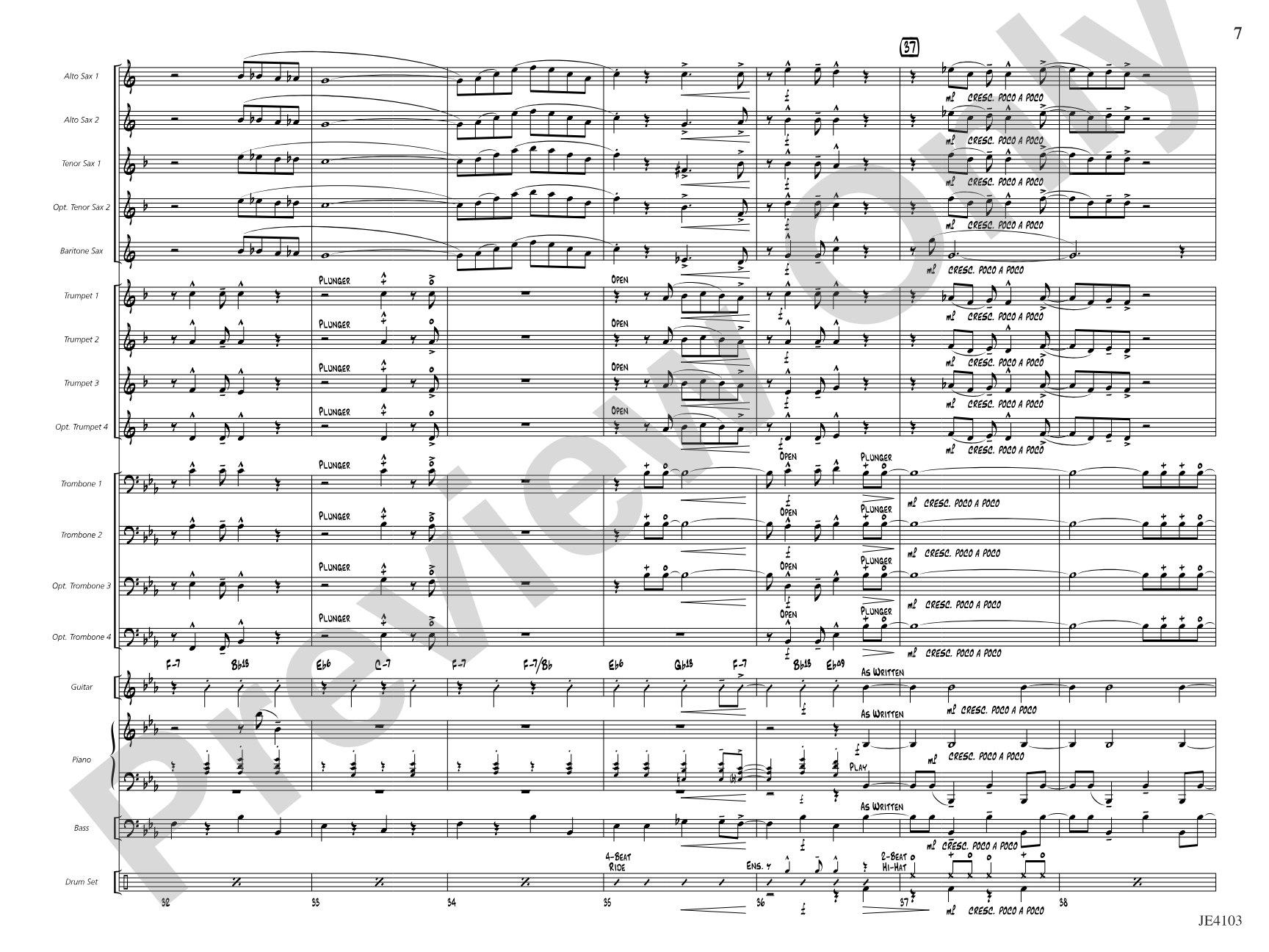 Swing Spoken Here: Jazz Ensemble Conductor Score & Parts