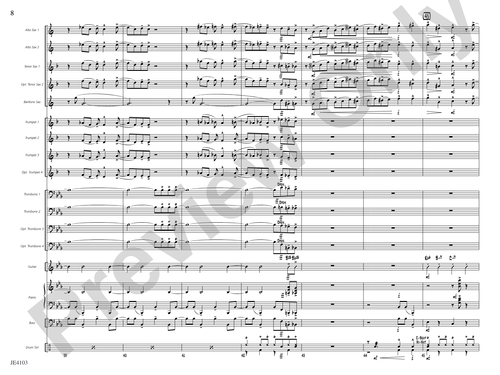 Swing Spoken Here: Jazz Ensemble Conductor Score & Parts