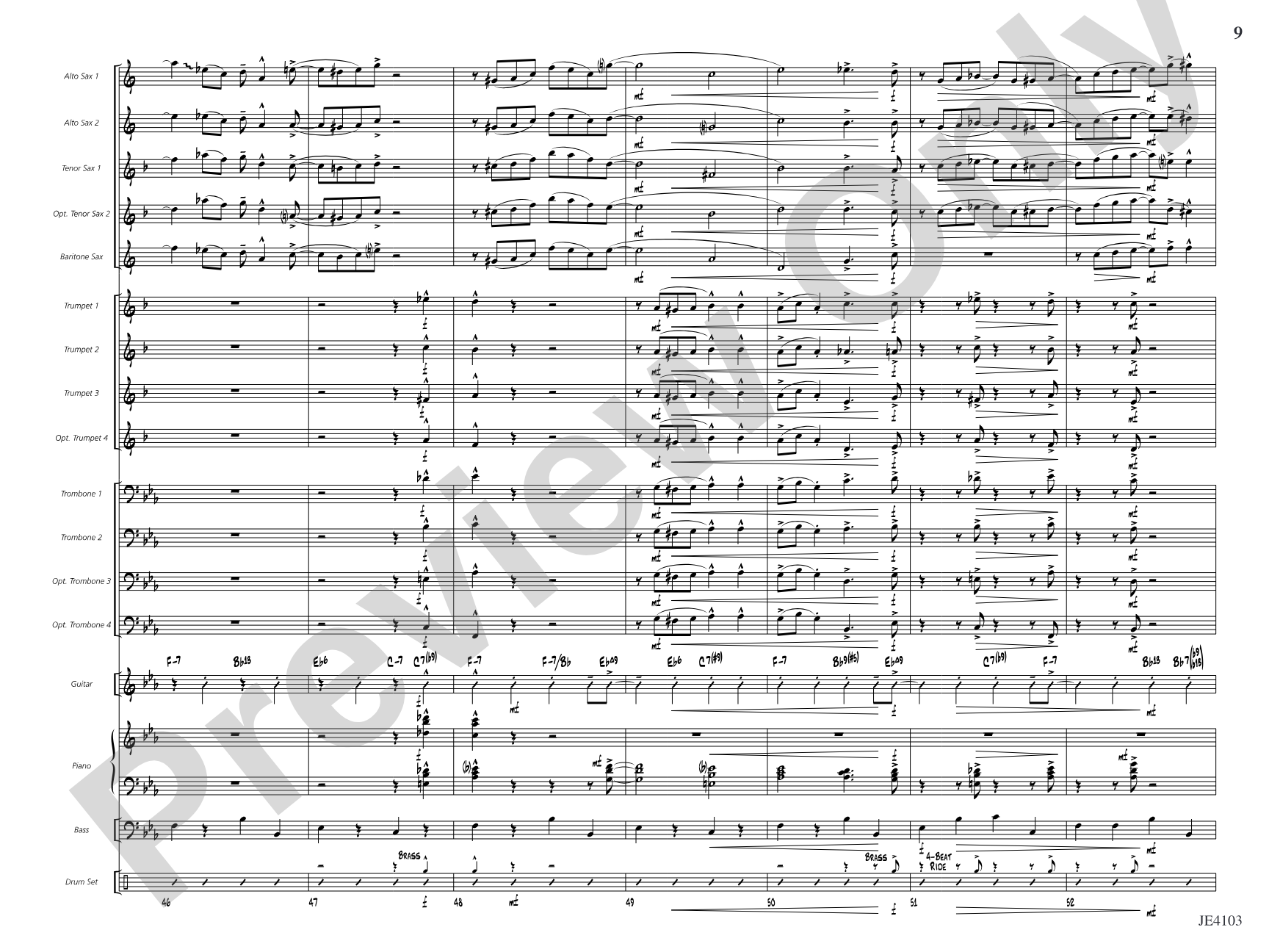 Swing Spoken Here: Jazz Ensemble Conductor Score & Parts