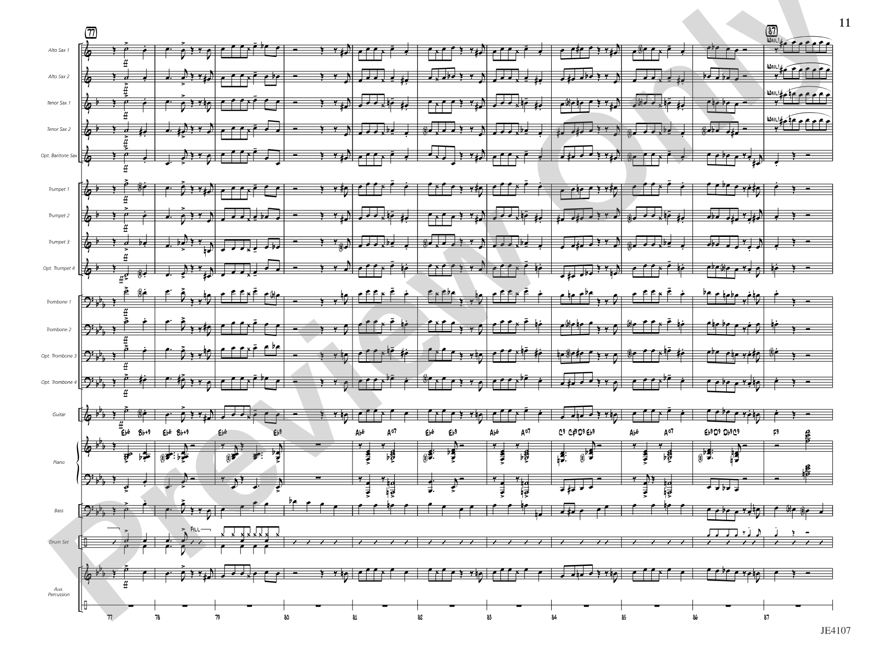 Jingle Bell Boogie: Jazz Ensemble Conductor Score & Parts