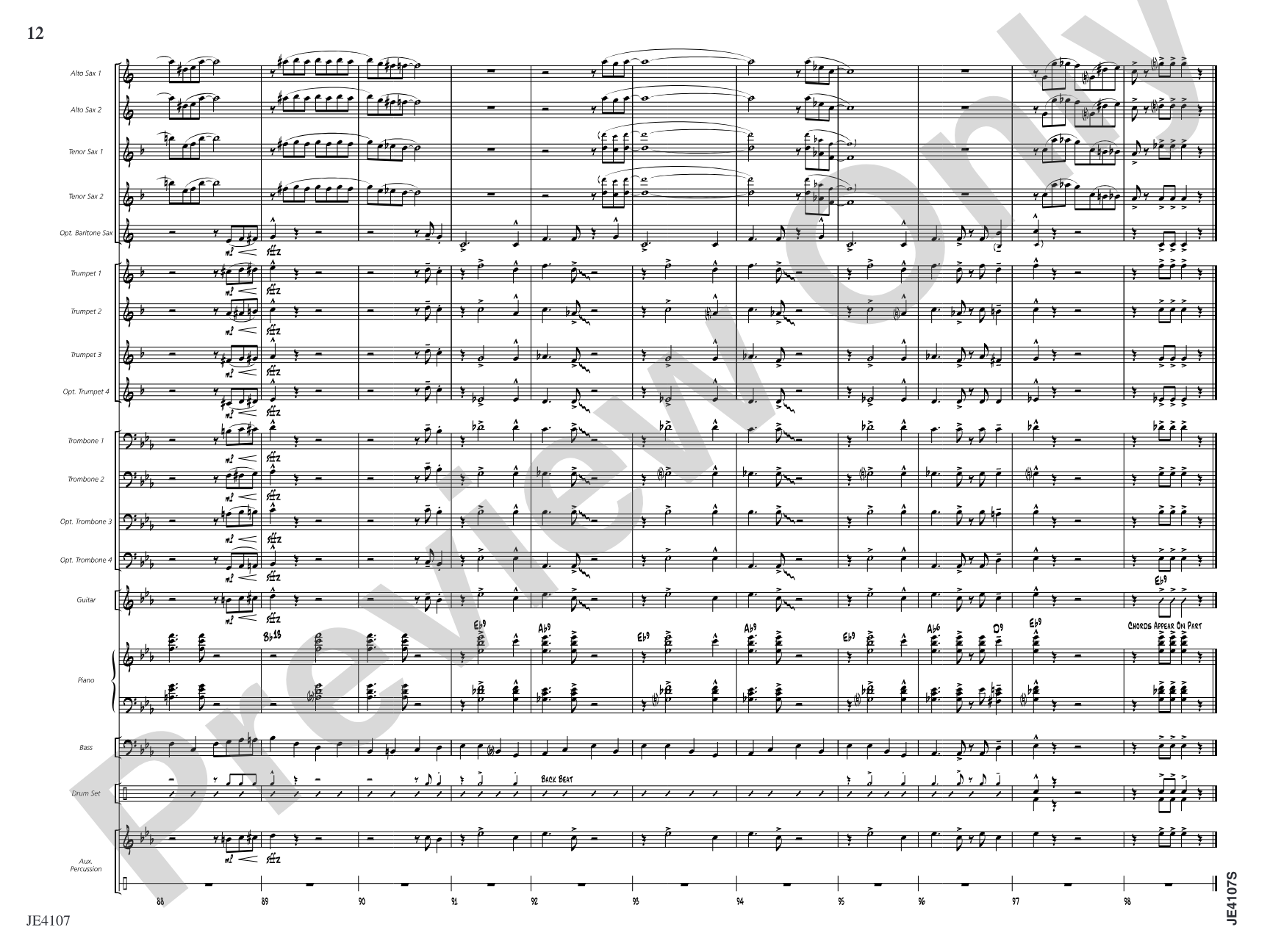 Jingle Bell Boogie: Jazz Ensemble Conductor Score & Parts