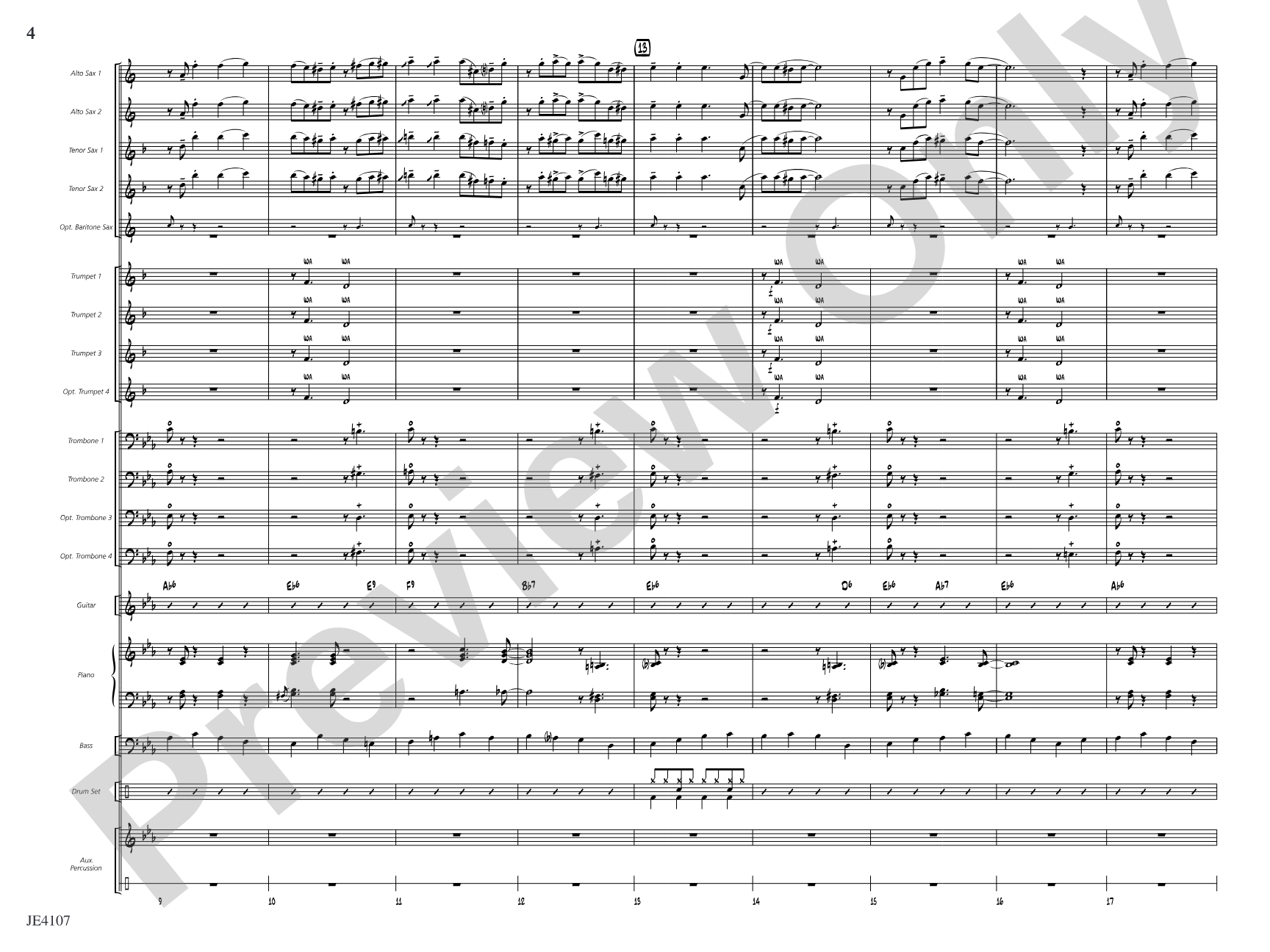 Jingle Bell Boogie: Jazz Ensemble Conductor Score & Parts