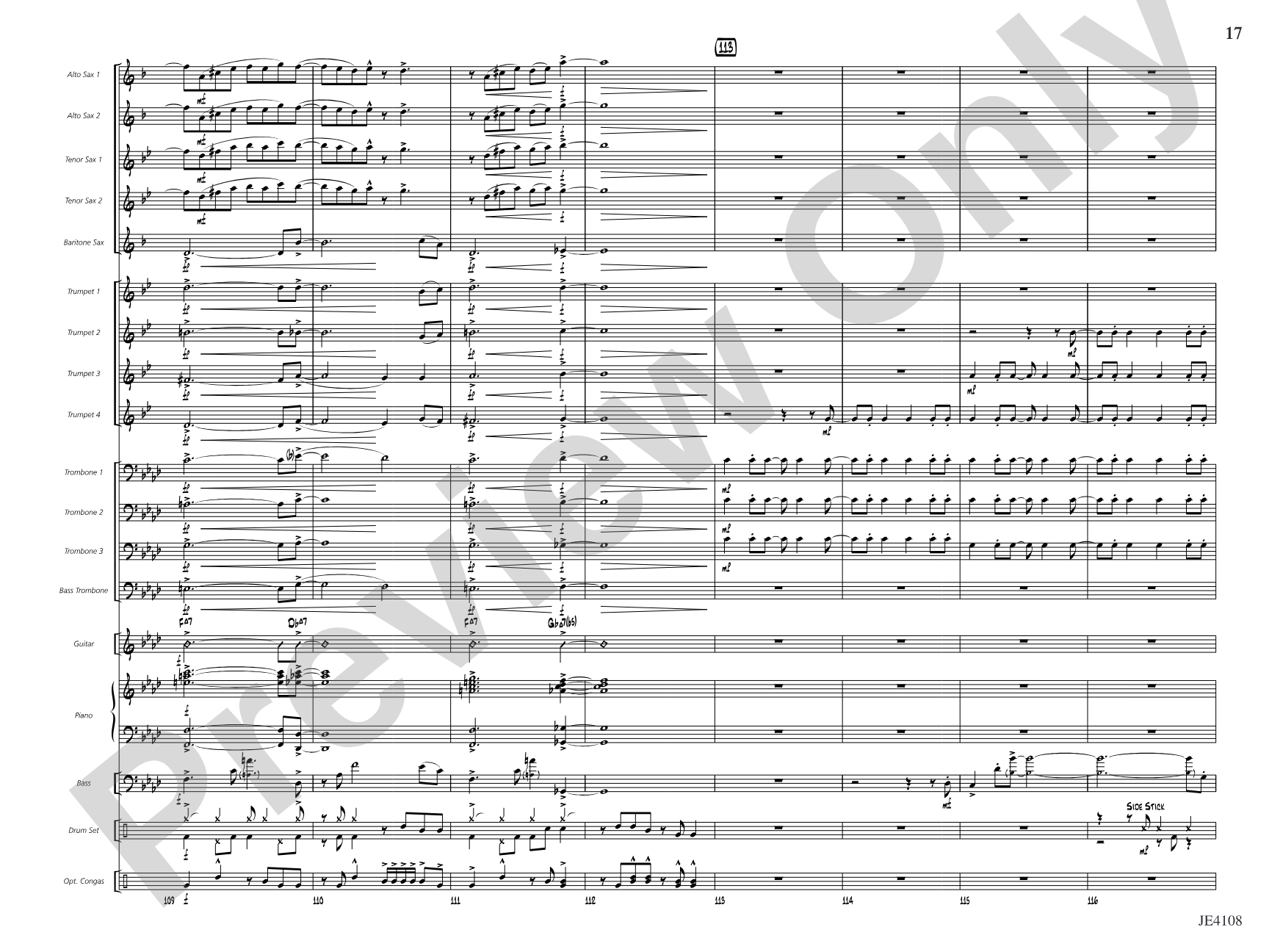 Madrid: Jazz Ensemble Conductor Score & Parts